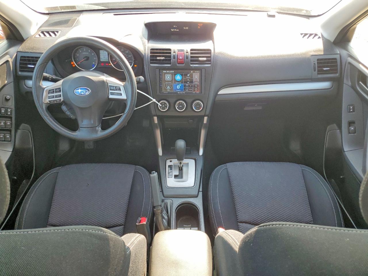 2015 Subaru Forester 2.5i Gray vin: JF2SJABCXFH422663