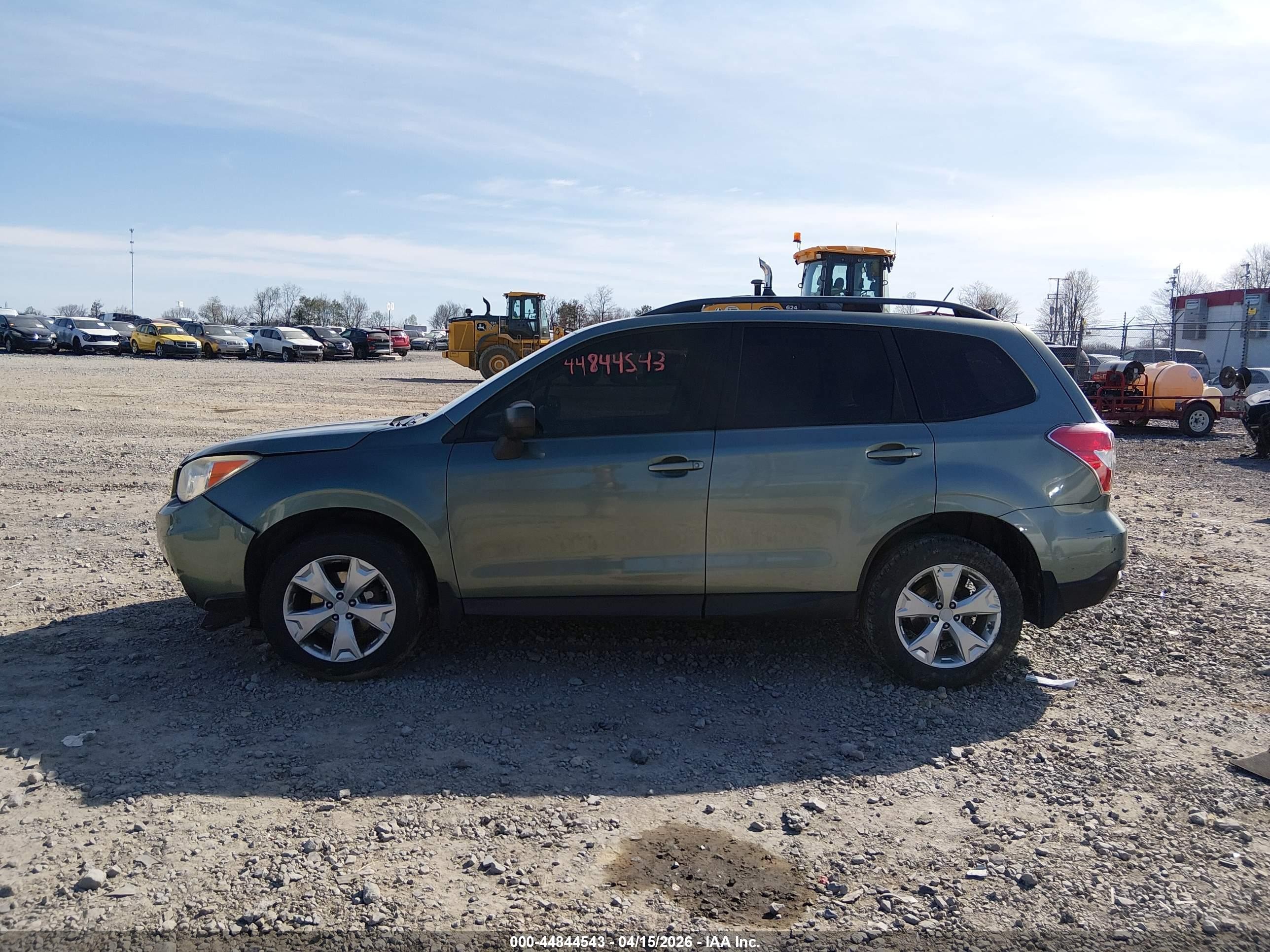 2015 Subaru Forester 2.5i Green vin: JF2SJABCXFH461821
