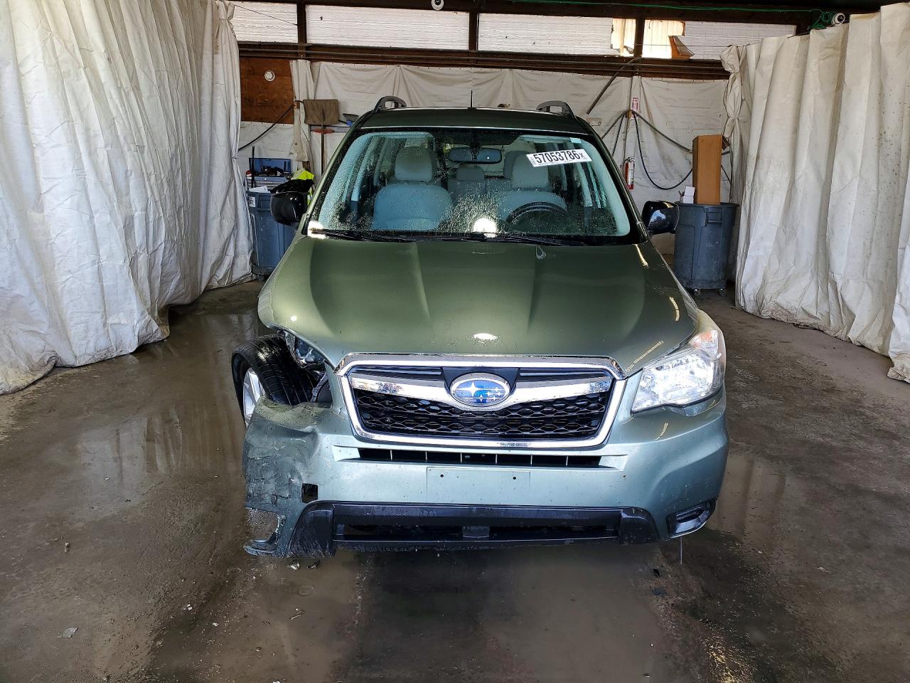2015 Subaru Forester 2.5i Green vin: JF2SJABCXFH547954