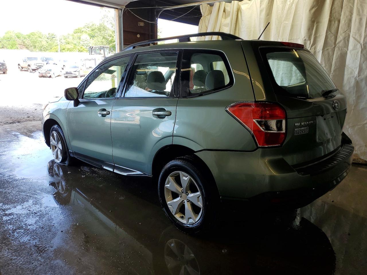 2015 Subaru Forester 2.5i Green vin: JF2SJABCXFH547954