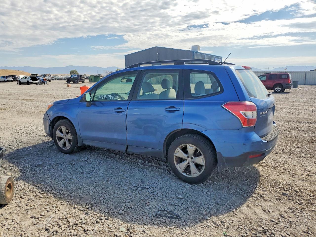 2015 Subaru Forester 2.5i Синий vin: JF2SJABCXFH573776