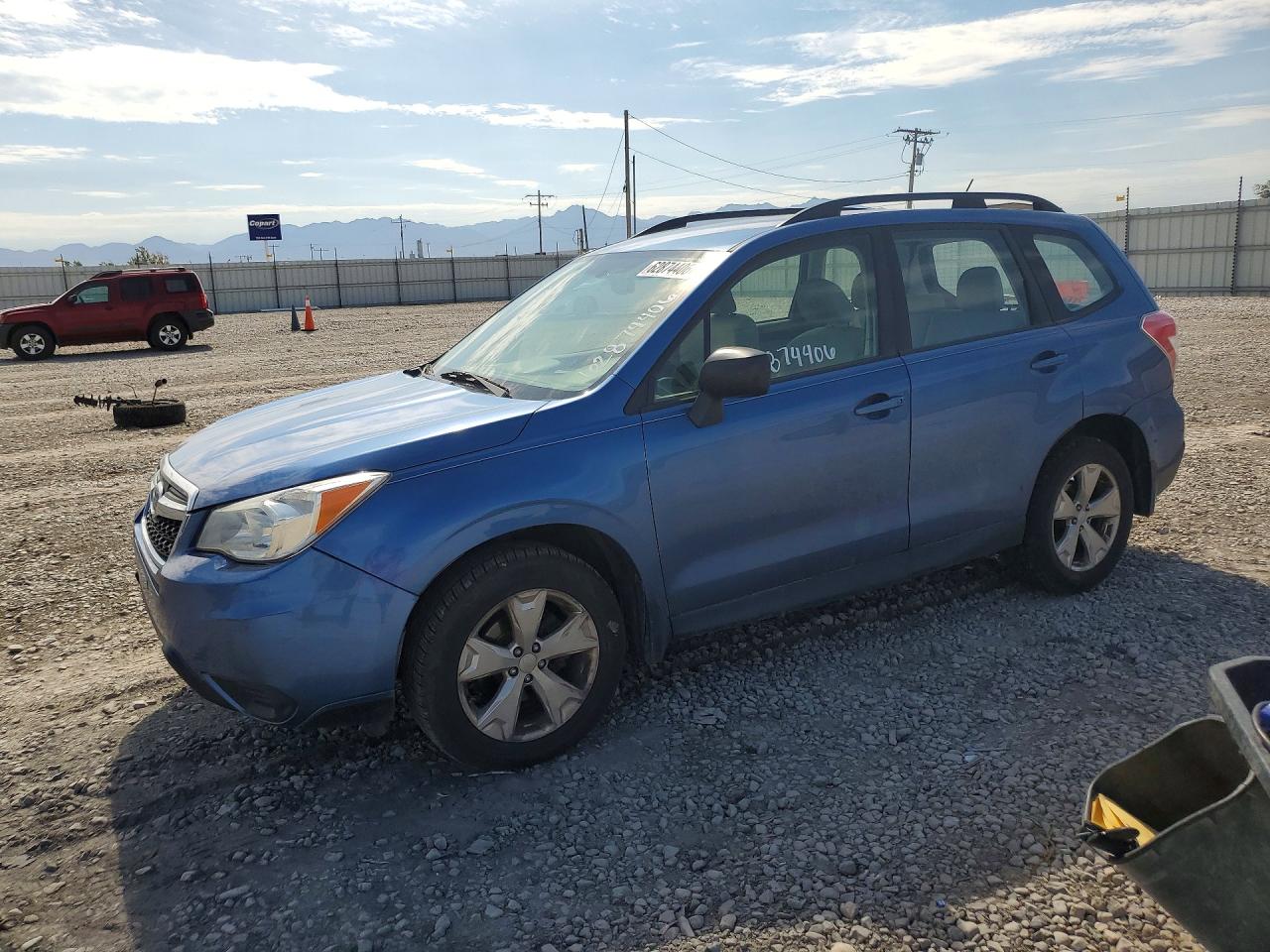2015 Subaru Forester 2.5i Blue vin: JF2SJABCXFH573776