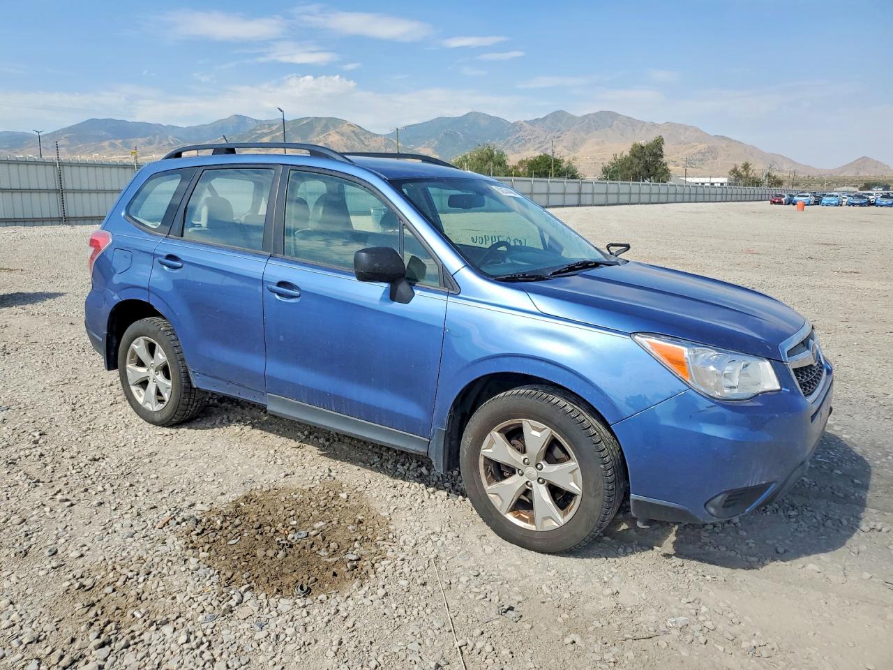 2015 Subaru Forester 2.5i Синий vin: JF2SJABCXFH573776
