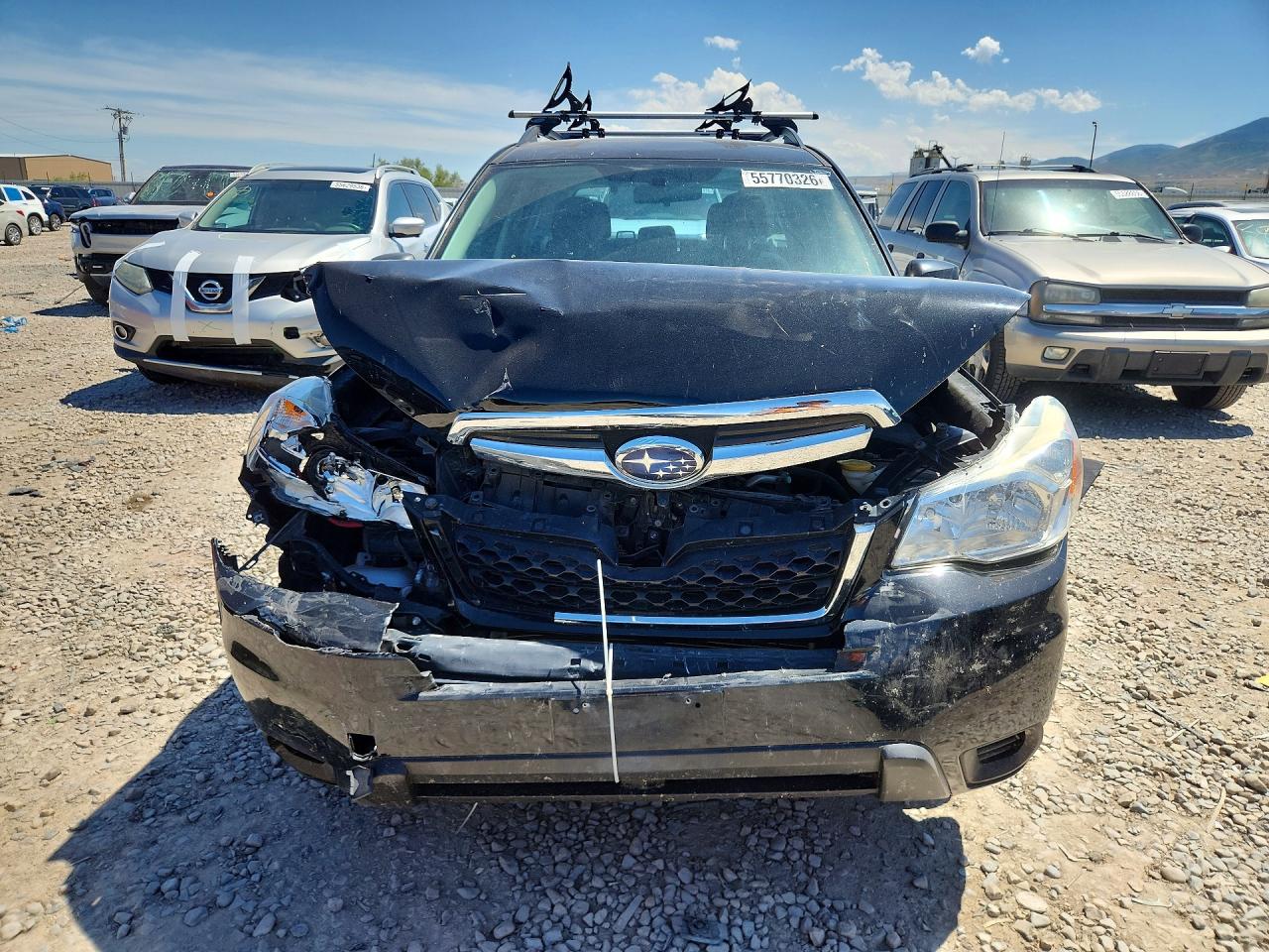 2015 Subaru Forester 2.5i Black vin: JF2SJABCXFH819466