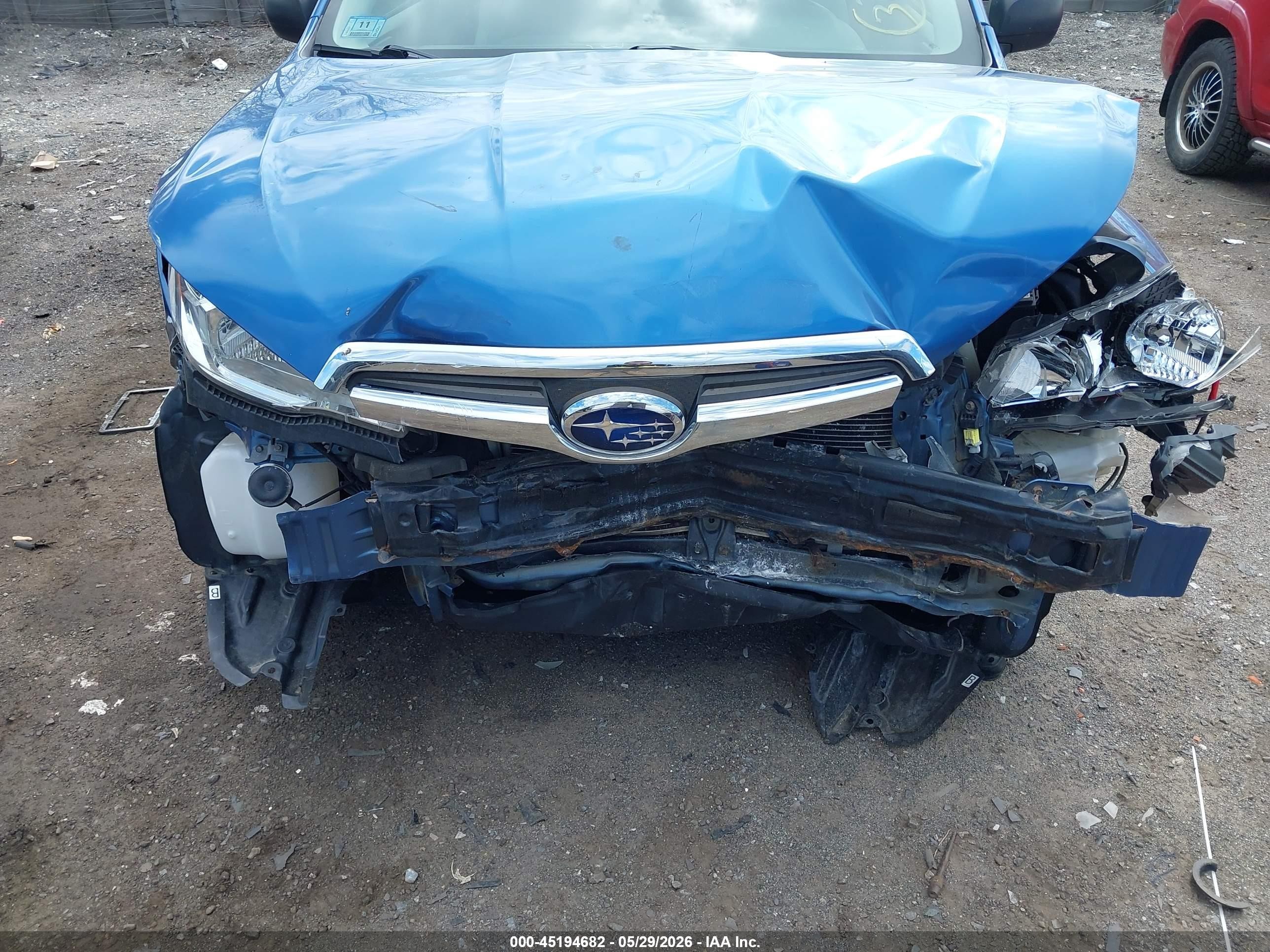 2016 Subaru Forester 2.5i Blue vin: JF2SJABCXGH432109