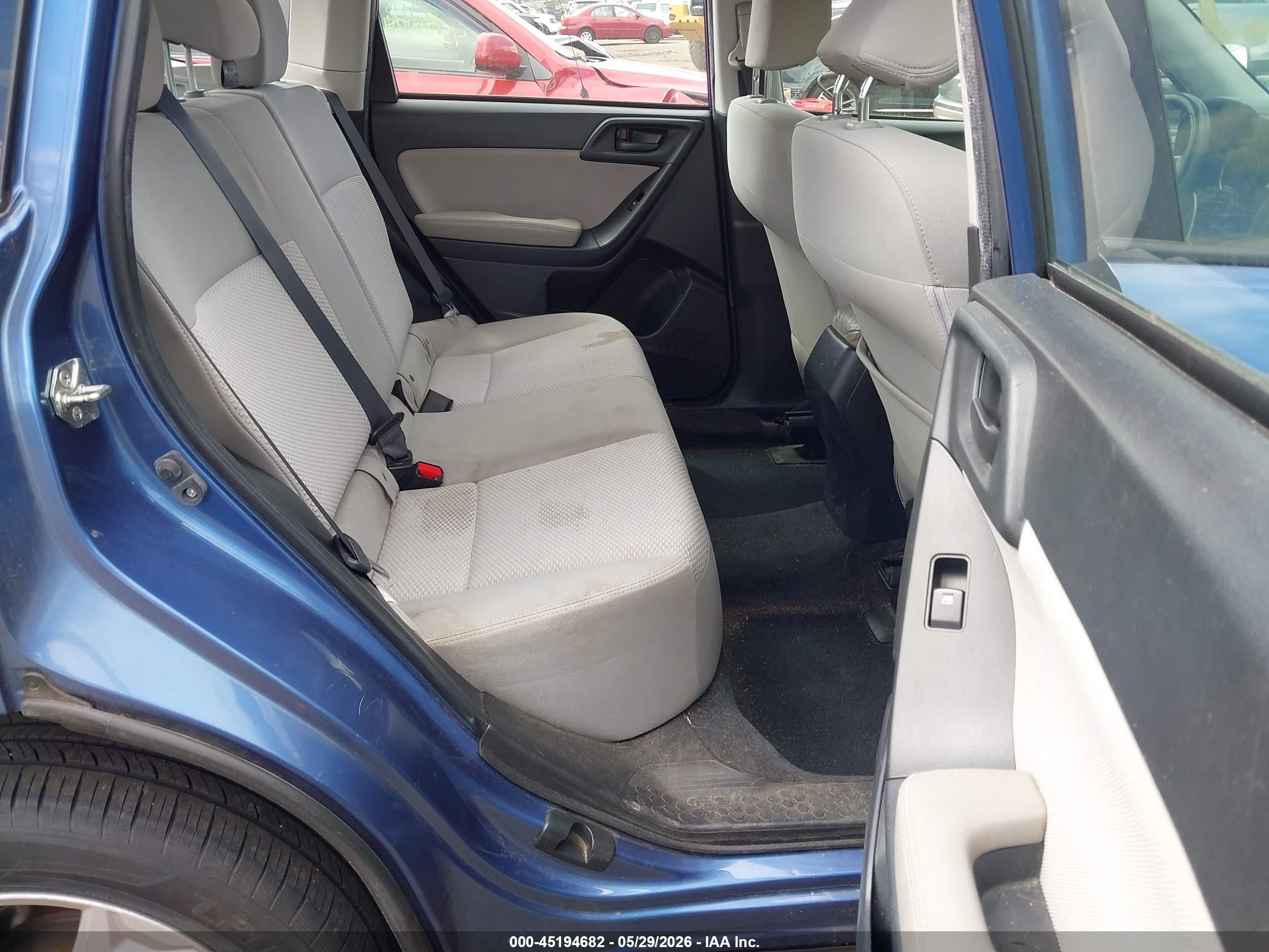 2016 Subaru Forester 2.5i Blue vin: JF2SJABCXGH432109