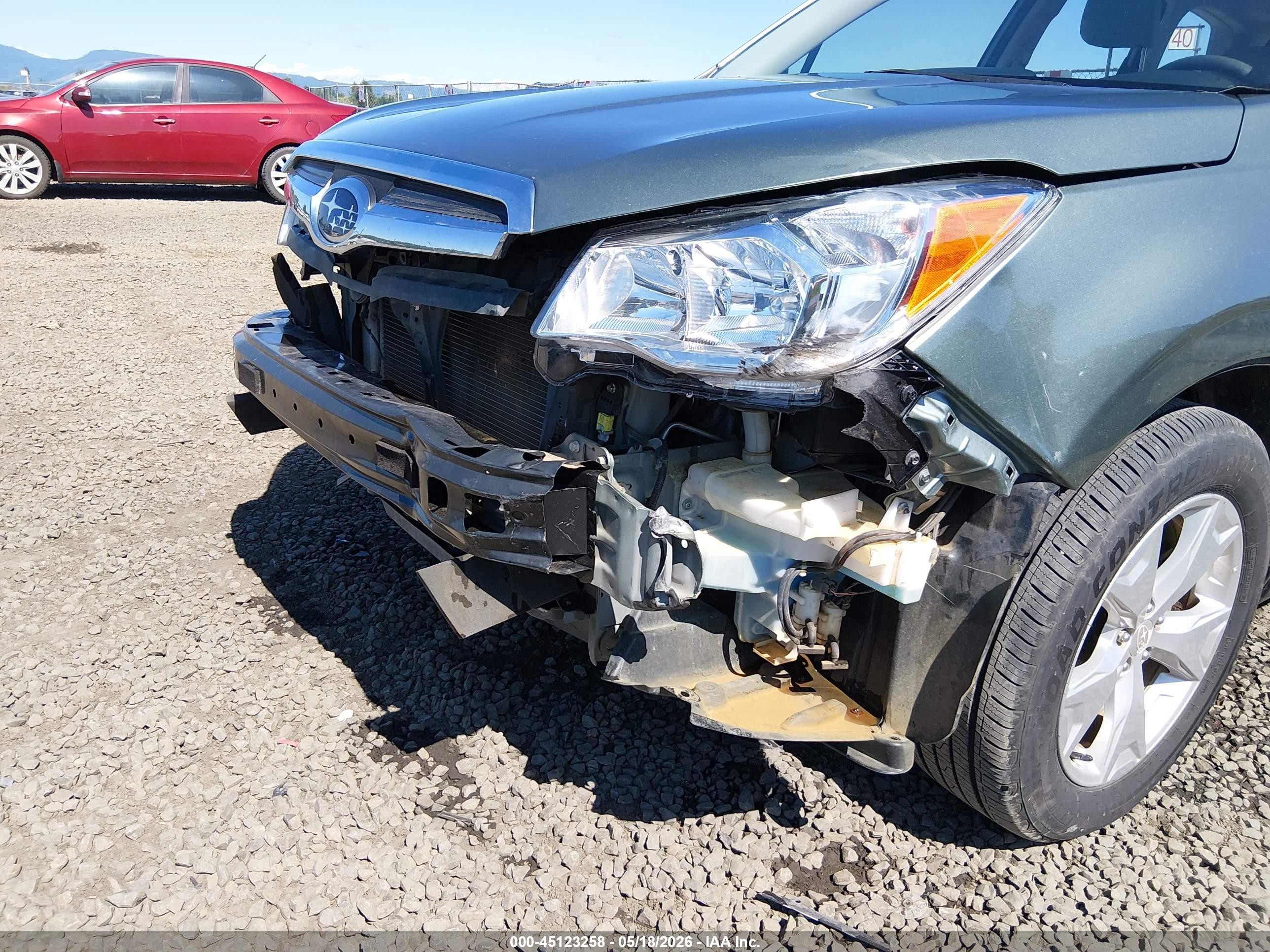 2016 Subaru Forester 2.5i Green vin: JF2SJABCXGH539032