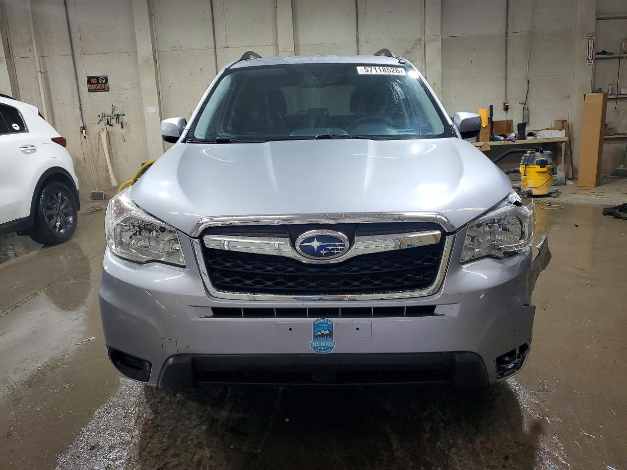 2014 Subaru Forester 2.5i Premium Silver vin: JF2SJACC3EG454860