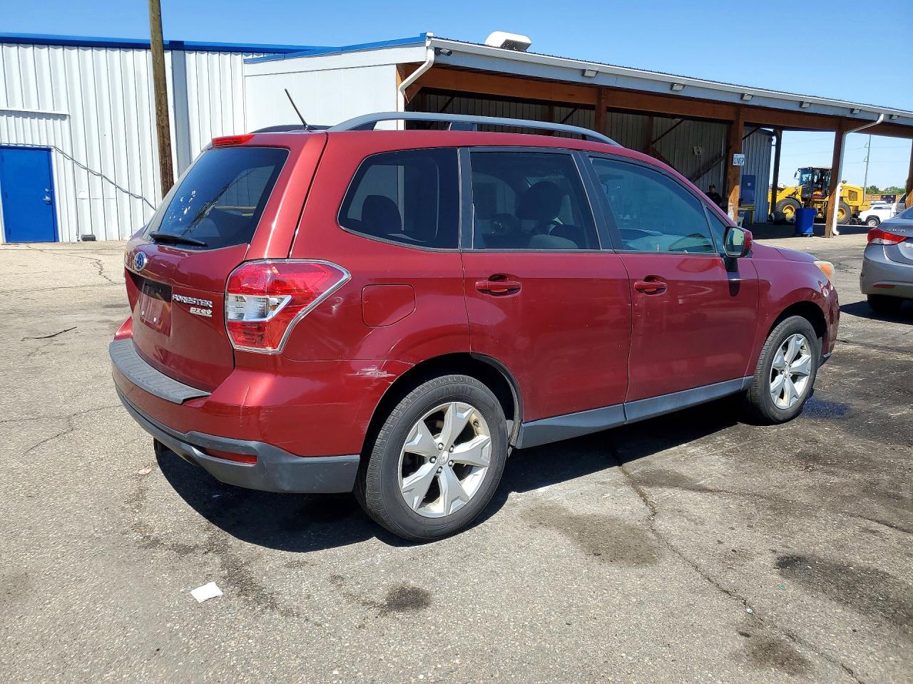 2014 Subaru Forester 2.5i Premium Burgundy vin: JF2SJACC3EG462408