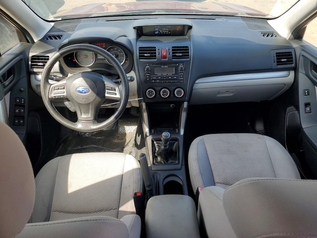 2014 Subaru Forester 2.5i Premium Maroon vin: JF2SJACCXEG441071