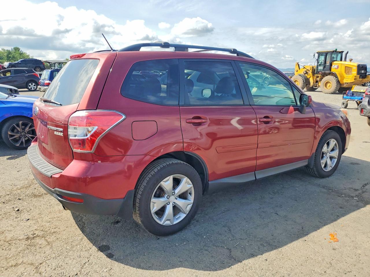 2014 Subaru Forester 2.5i Premium Maroon vin: JF2SJACCXEG441071