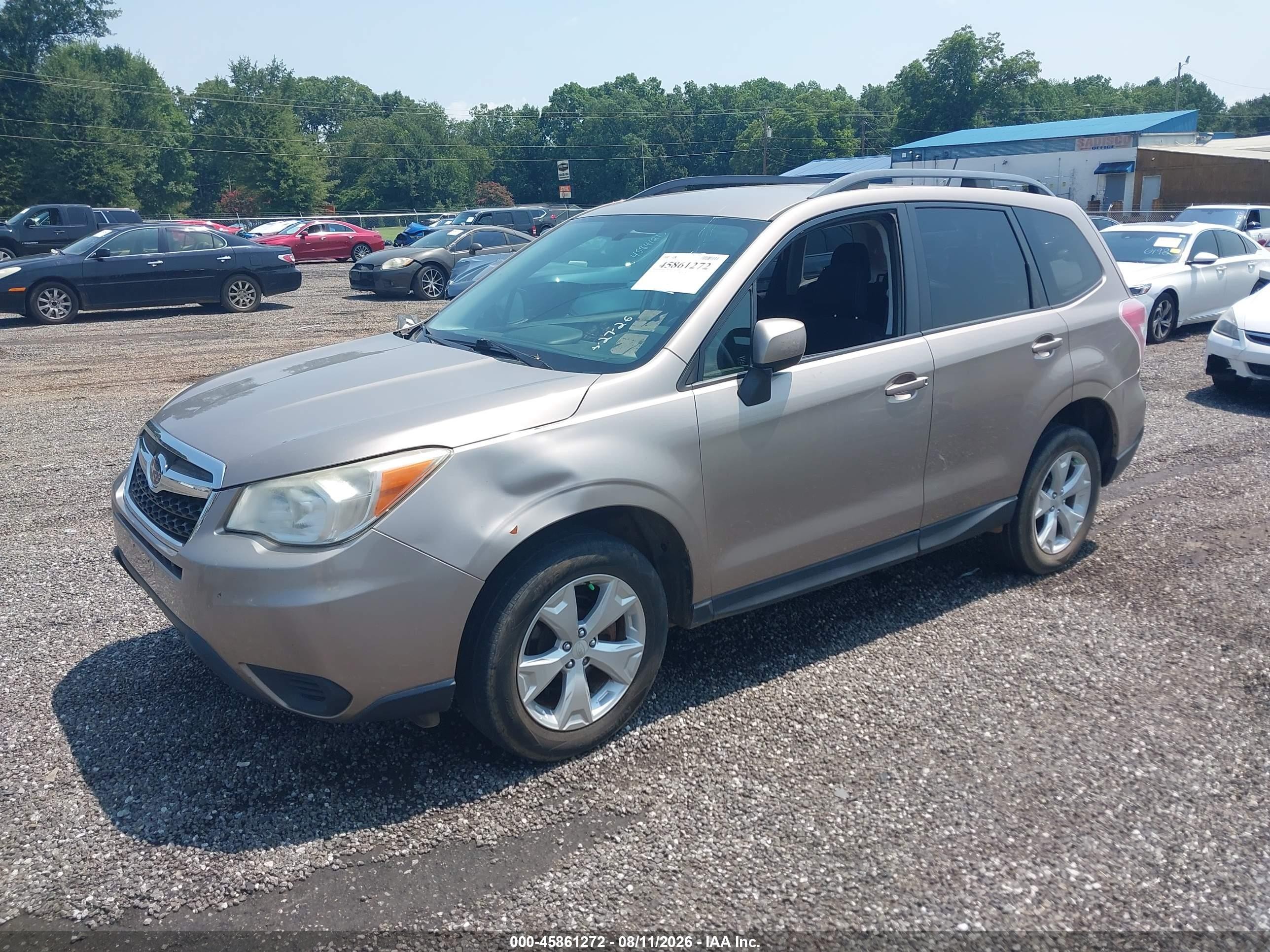 2014 Subaru Forester 2.5i Premium Champagne vin: JF2SJACCXEG458050