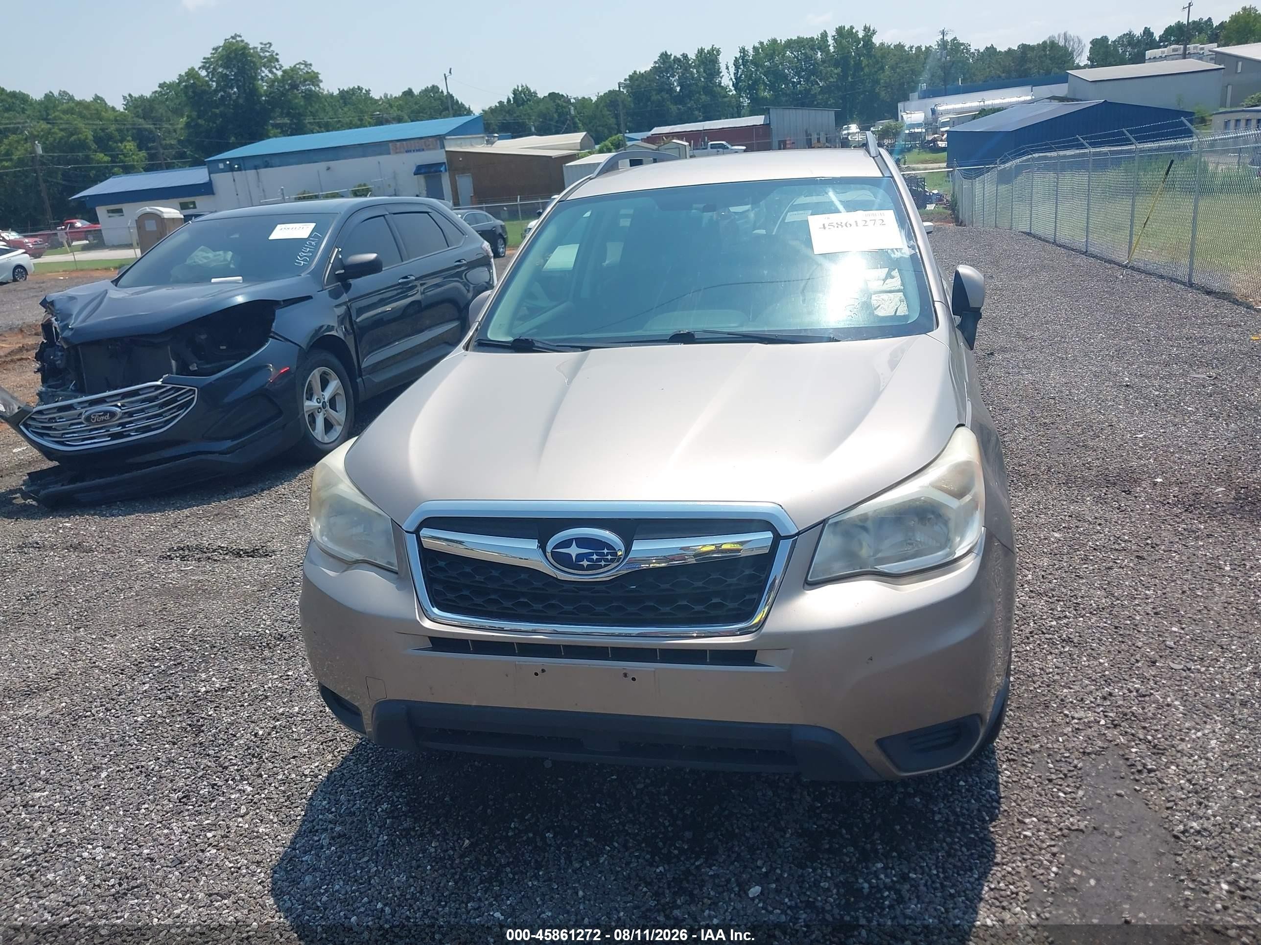 2014 Subaru Forester 2.5i Premium Champagne vin: JF2SJACCXEG458050