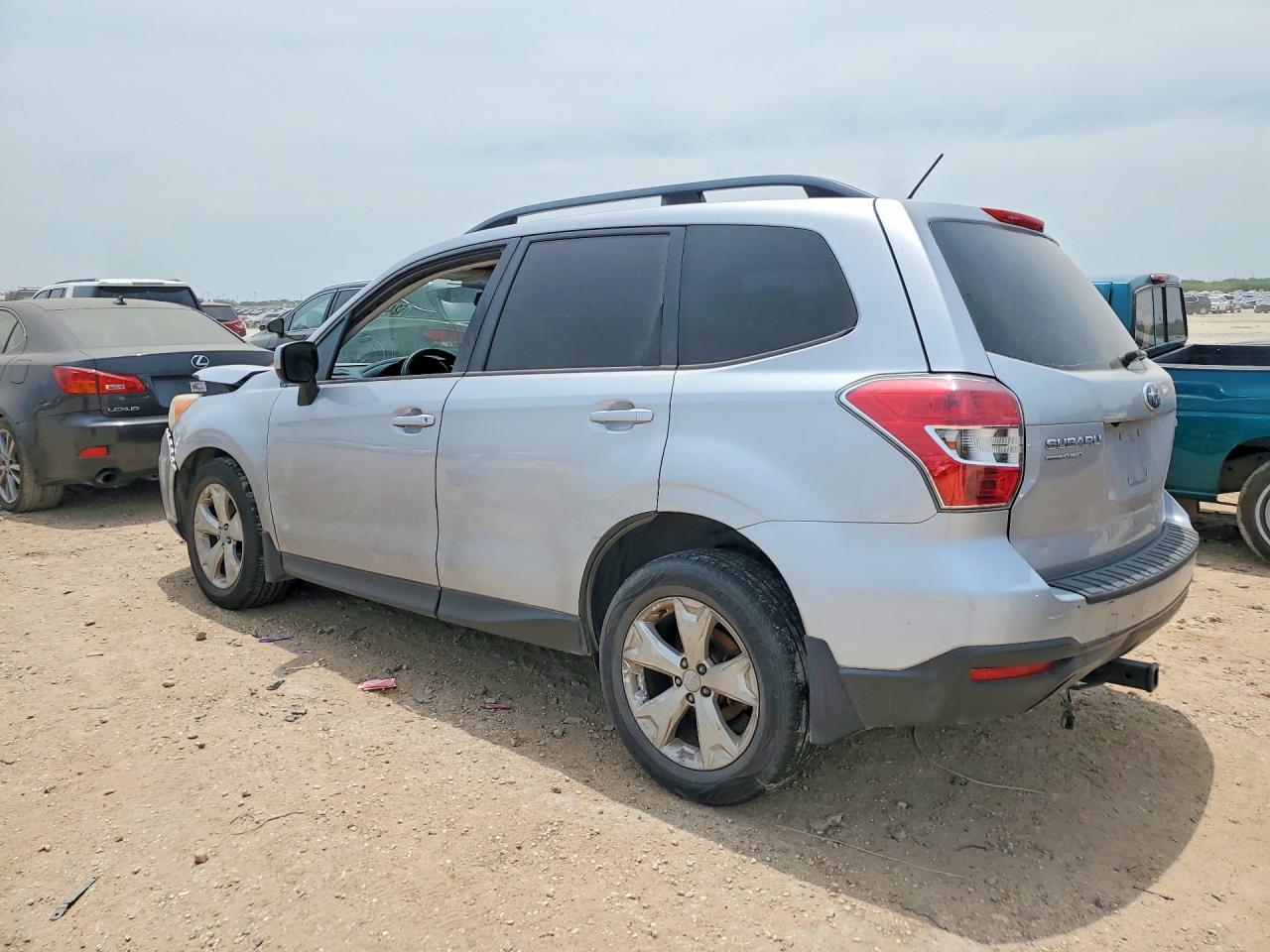 2015 Subaru Forester 2.5i Premium Silver vin: JF2SJADC0FH407411