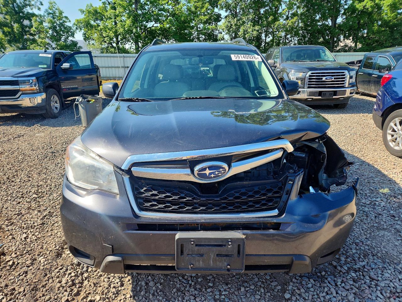 2015 Subaru Forester 2.5i Premium Black vin: JF2SJADC0FH412737