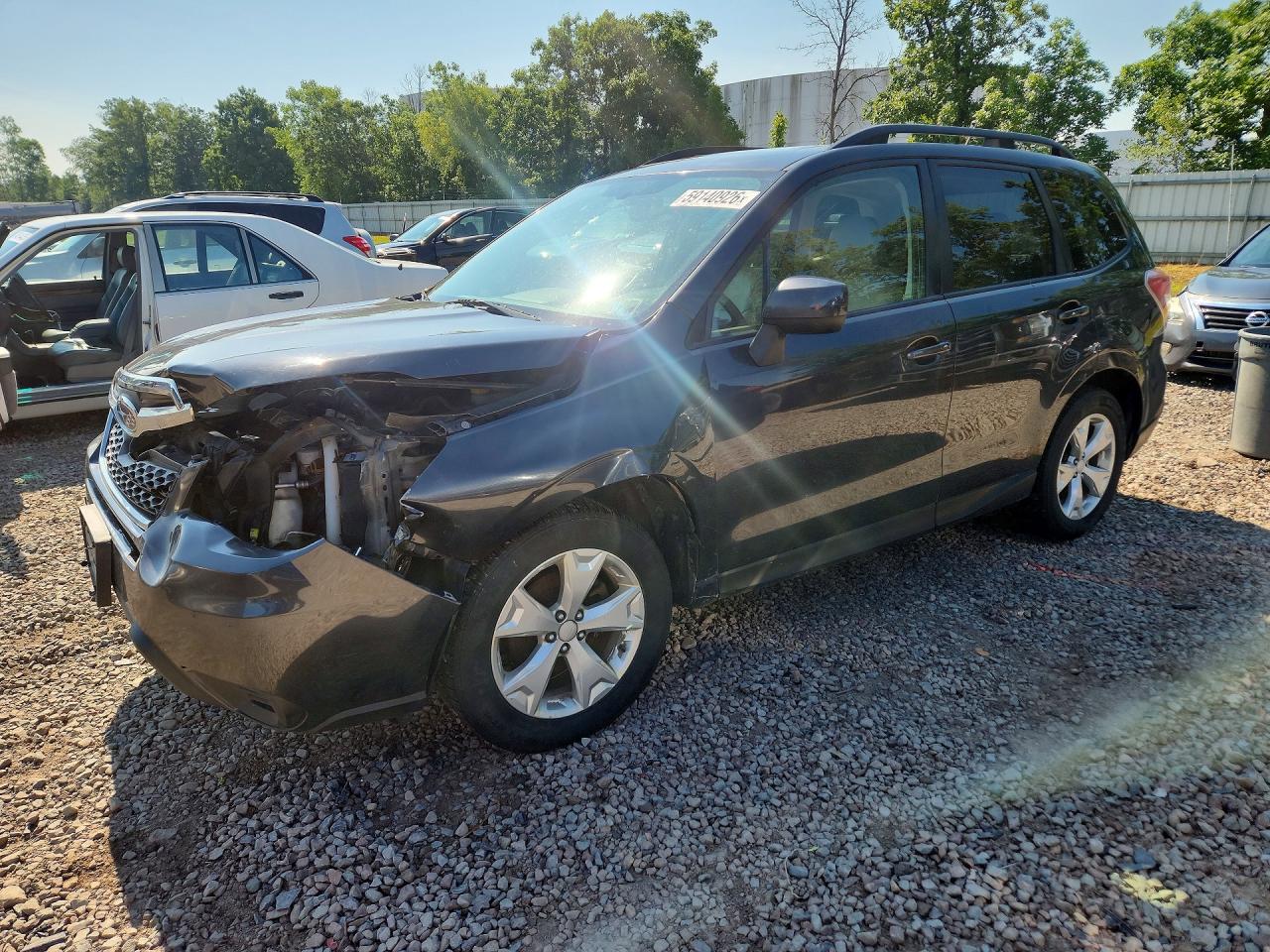 2015 Subaru Forester 2.5i Premium Black vin: JF2SJADC0FH412737