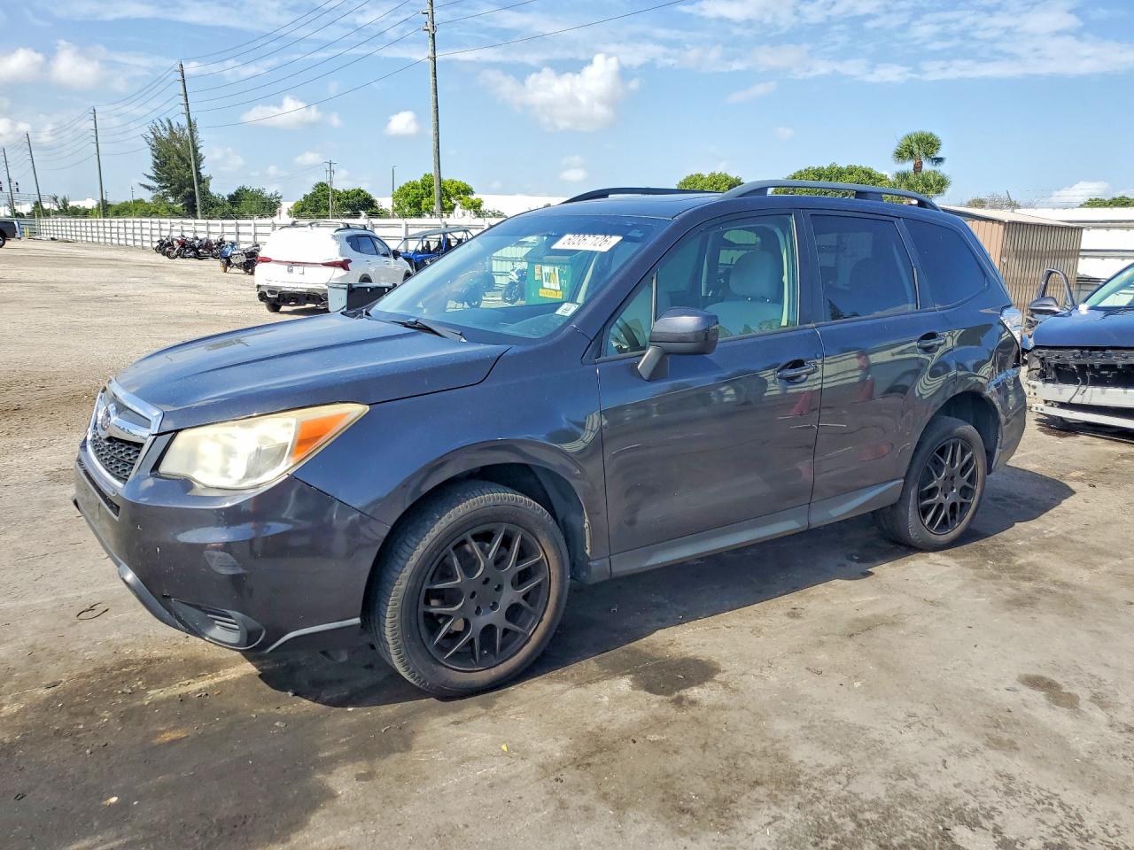 2015 Subaru Forester Premium W/c Black vin: JF2SJADC0FH421115