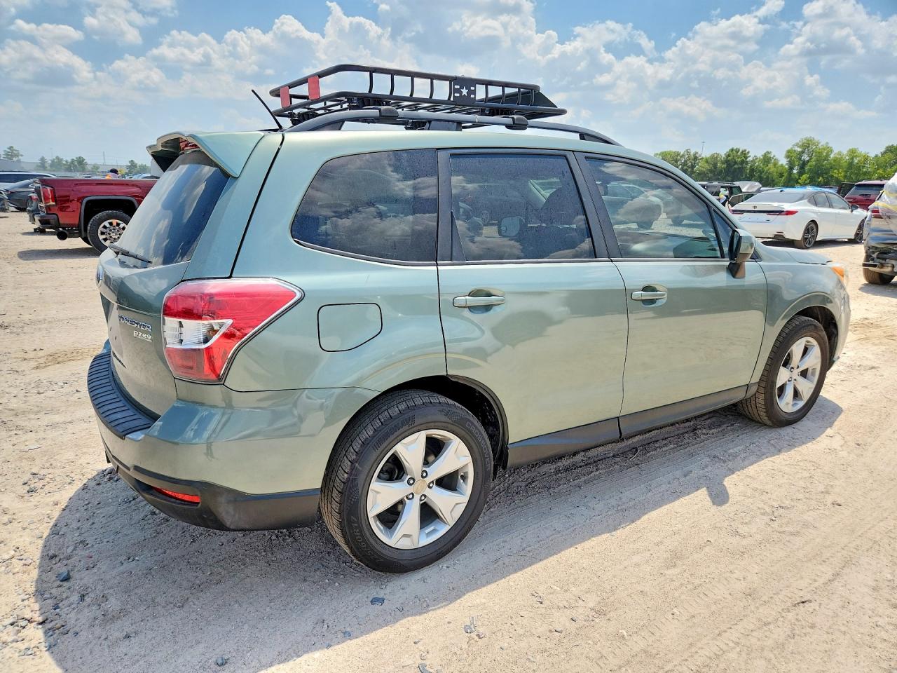 2015 Subaru Forester 2.5i Premium Green vin: JF2SJADC0FH451912