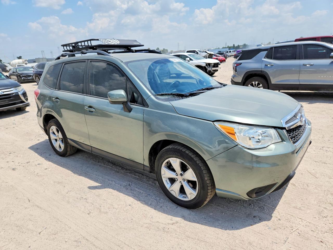2015 Subaru Forester 2.5i Premium Green vin: JF2SJADC0FH451912