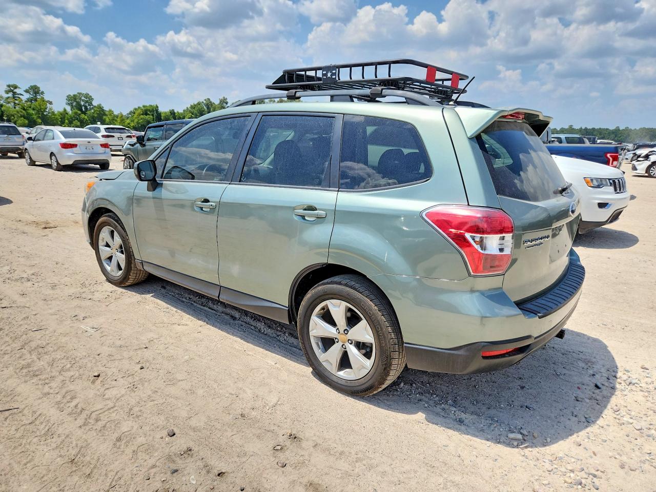 2015 Subaru Forester 2.5i Premium Green vin: JF2SJADC0FH451912