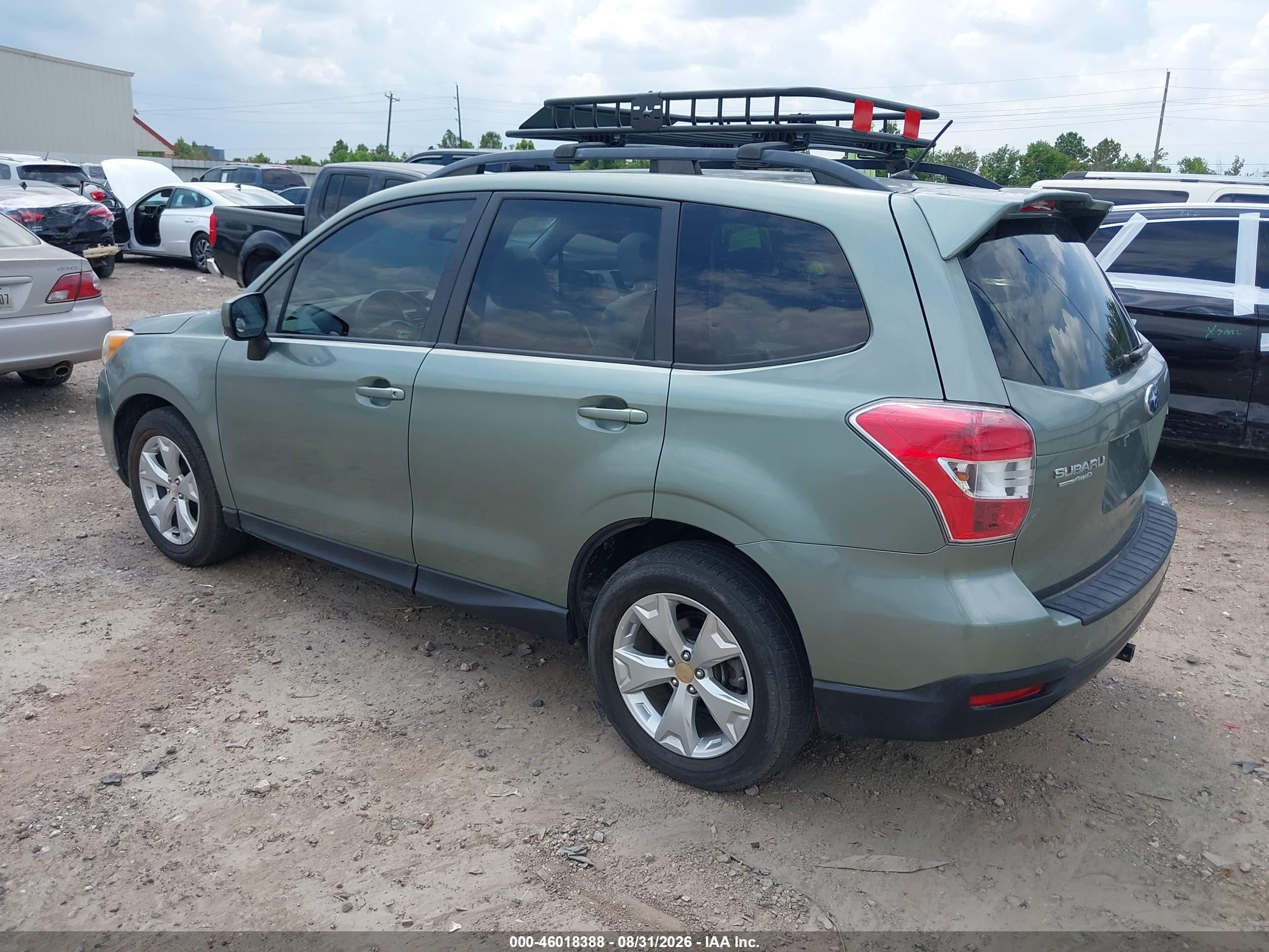 2015 Subaru Forester 2.5i Premium Green vin: JF2SJADC0FH451912