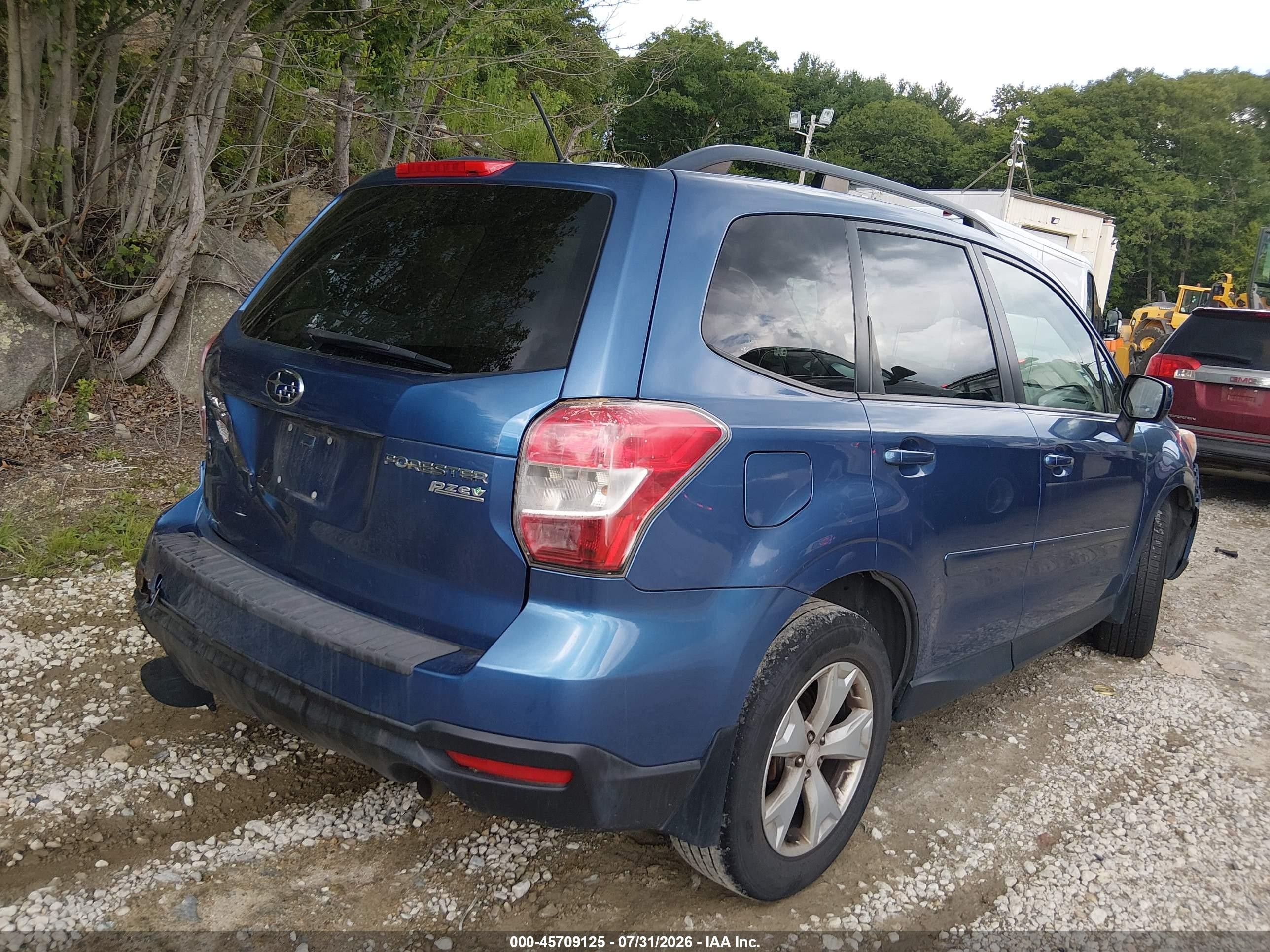 2015 Subaru Forester 2.5i Premium Black vin: JF2SJADC0FH479483