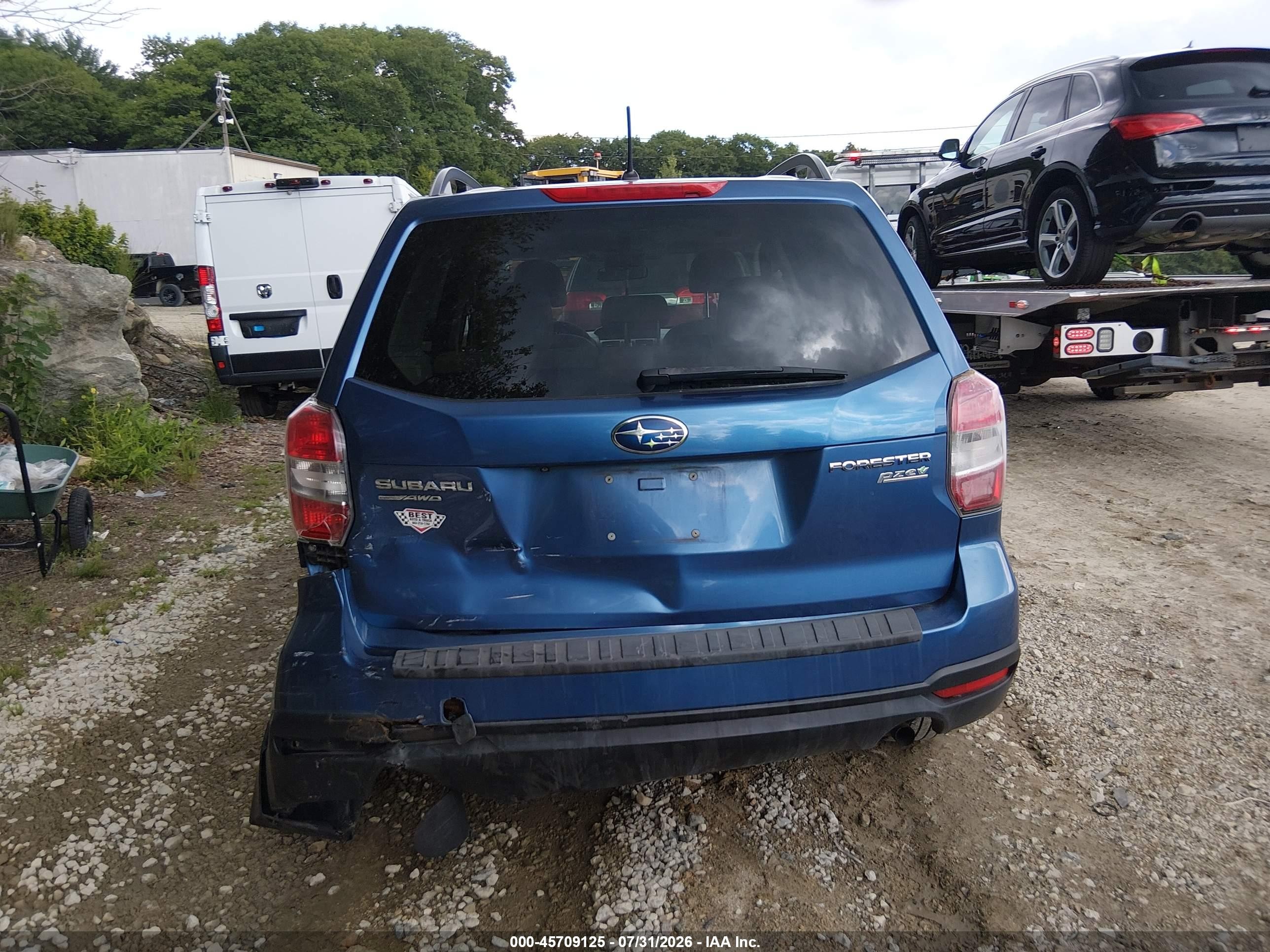 2015 Subaru Forester 2.5i Premium Black vin: JF2SJADC0FH479483