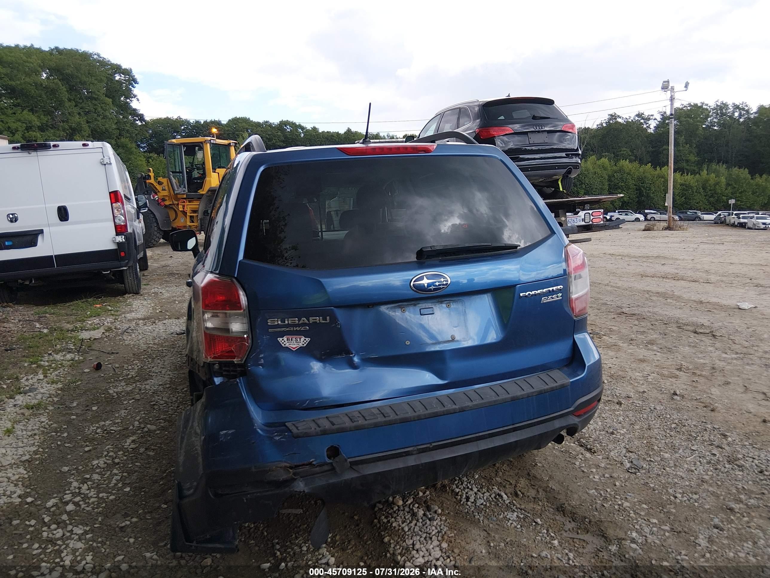 2015 Subaru Forester 2.5i Premium Black vin: JF2SJADC0FH479483