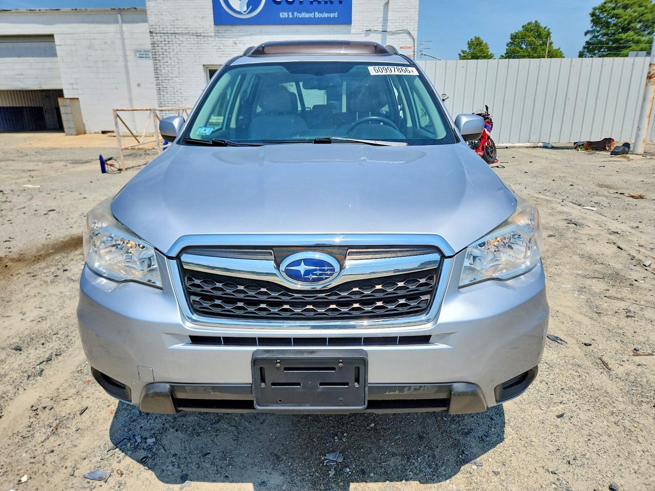 2015 Subaru Forester 2.5i Premium Silver vin: JF2SJADC0FH496932