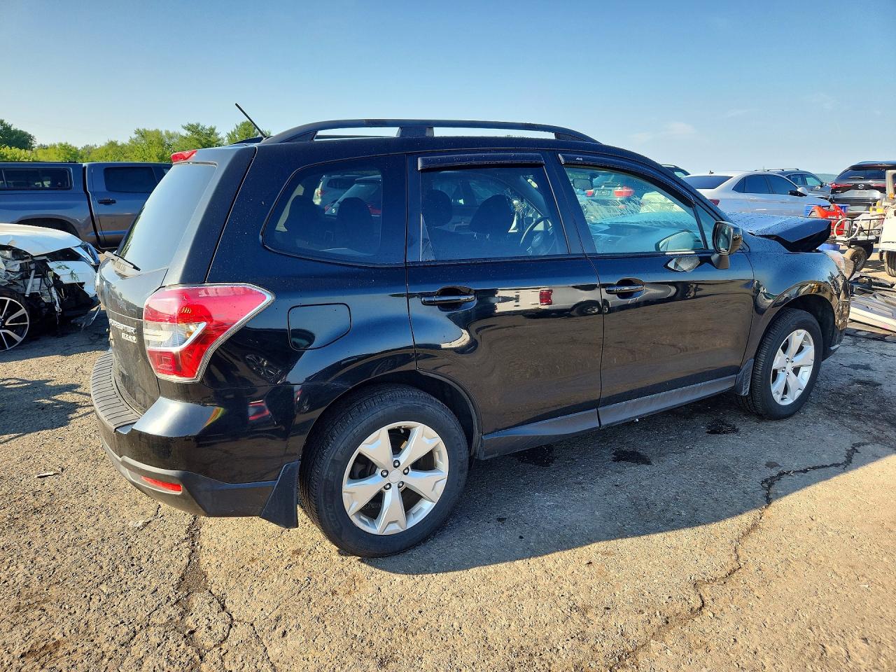 2015 Subaru Forester 2.5i Premium Black vin: JF2SJADC0FH499216