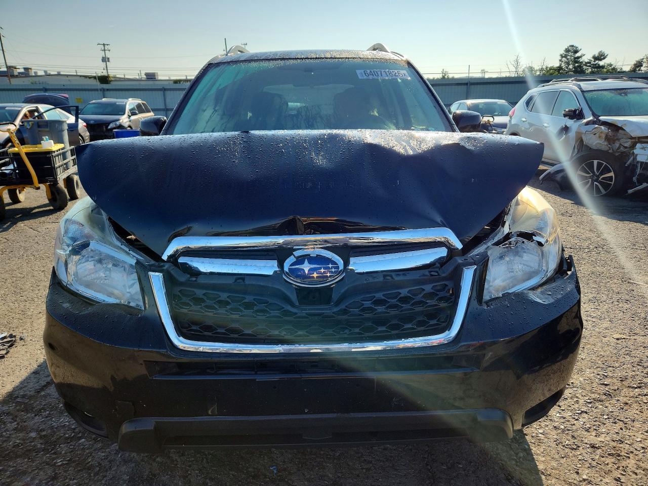 2015 Subaru Forester 2.5i Premium Black vin: JF2SJADC0FH499216