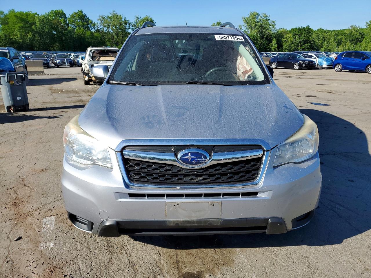2015 Subaru Forester 2.5i Premium Silver vin: JF2SJADC0FH517908