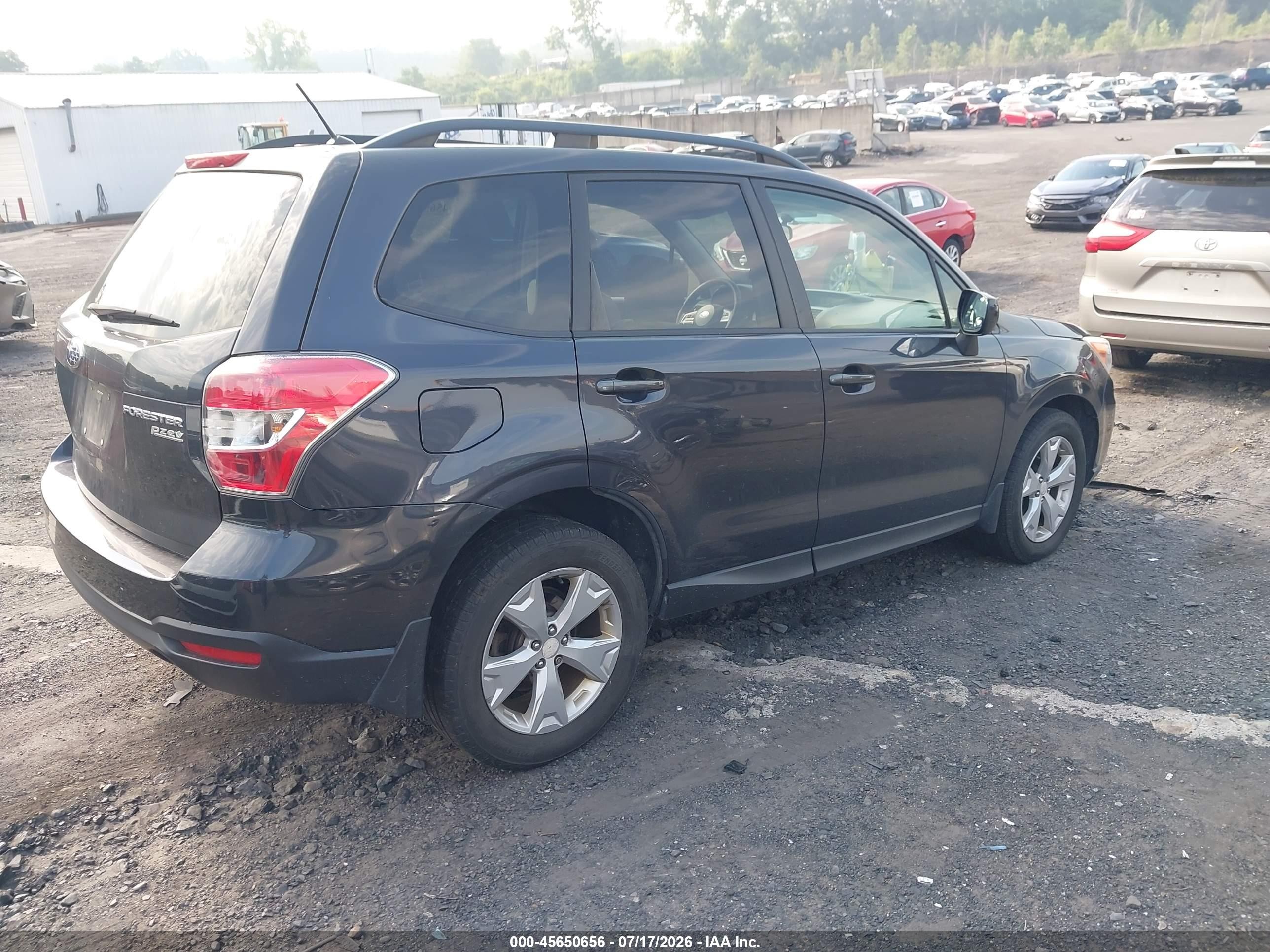 2015 Subaru Forester 2.5i Premium Gray vin: JF2SJADC0FH522994