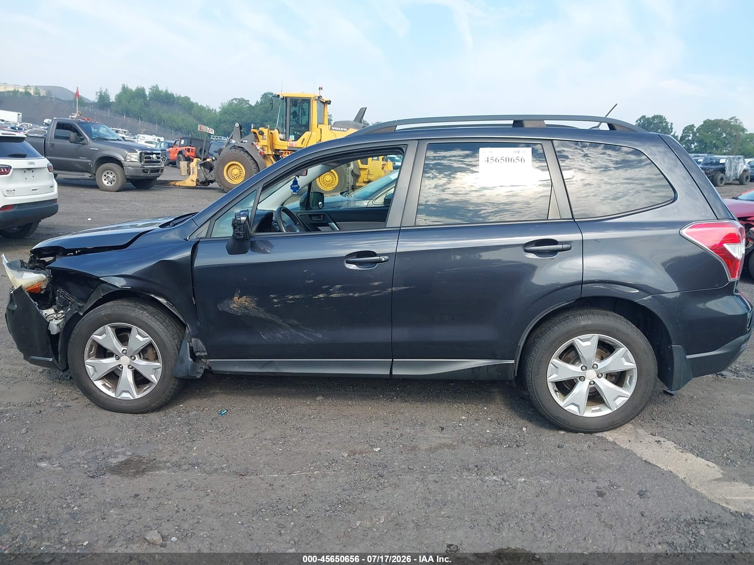 2015 Subaru Forester 2.5i Premium Gray vin: JF2SJADC0FH522994