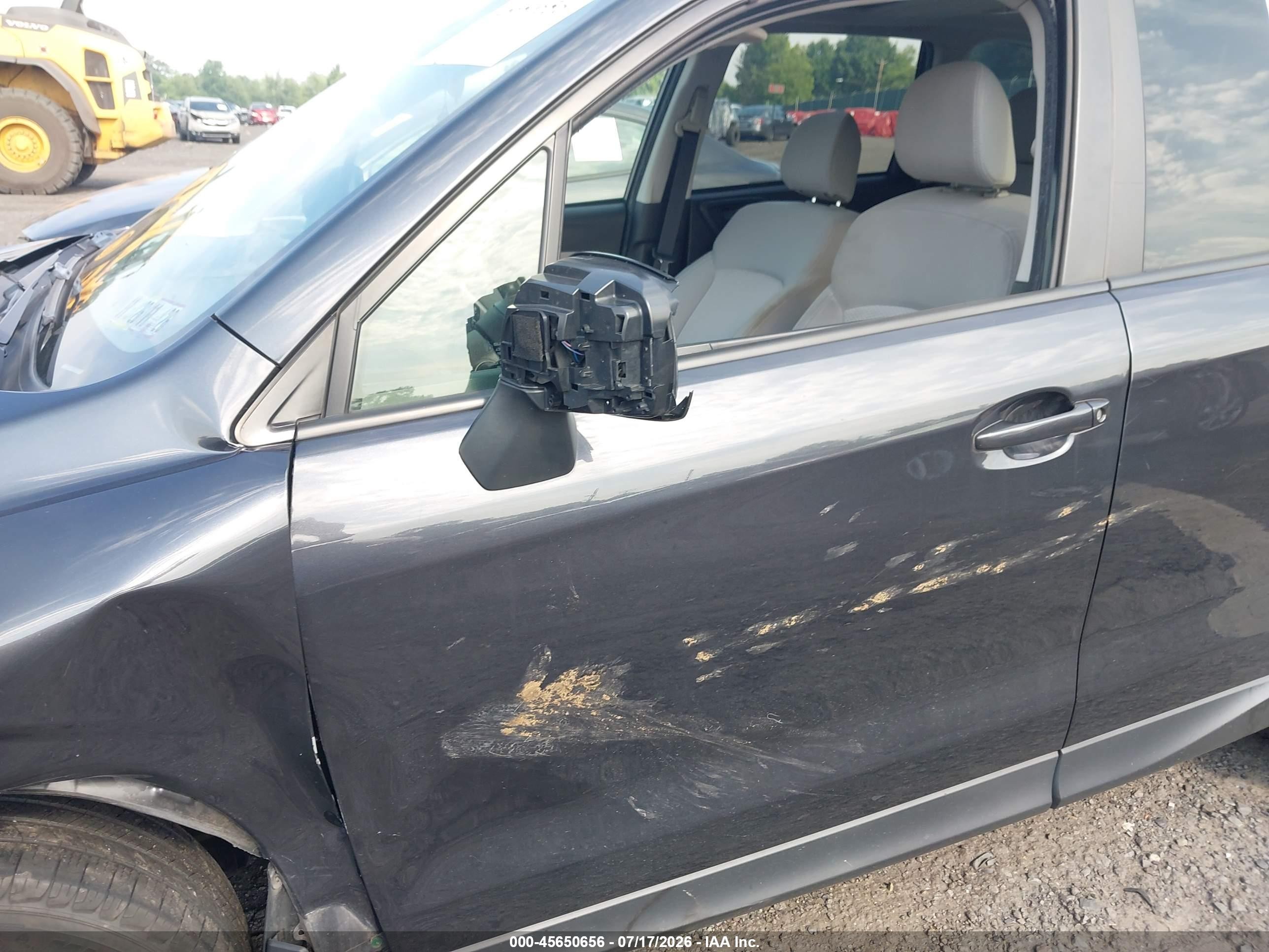 2015 Subaru Forester 2.5i Premium Gray vin: JF2SJADC0FH522994