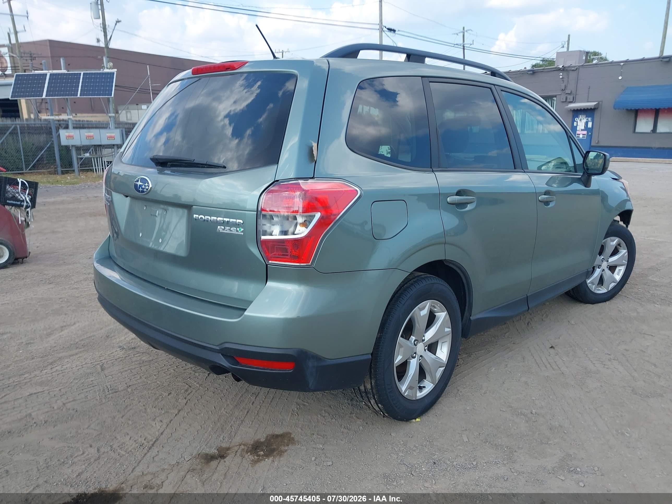 2015 Subaru Forester 2.5i Premium Green vin: JF2SJADC0FH540251