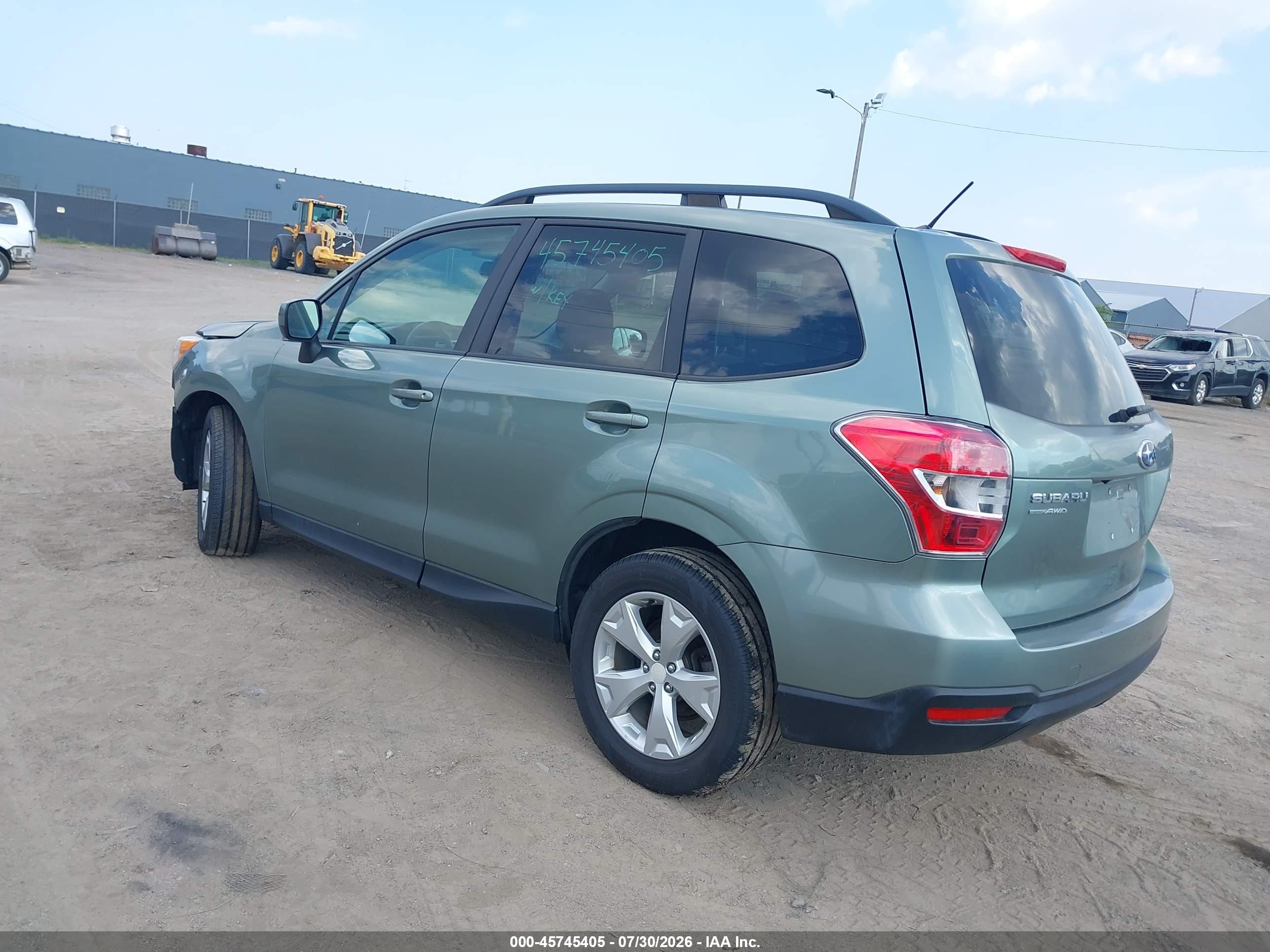 2015 Subaru Forester 2.5i Premium Green vin: JF2SJADC0FH540251