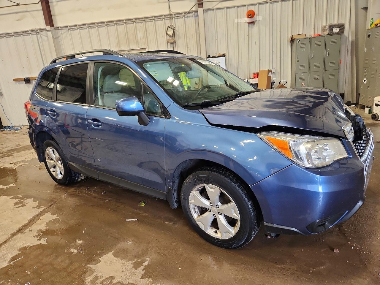 2015 Subaru Forester 2.5i Premium Blue vin: JF2SJADC0FH563707