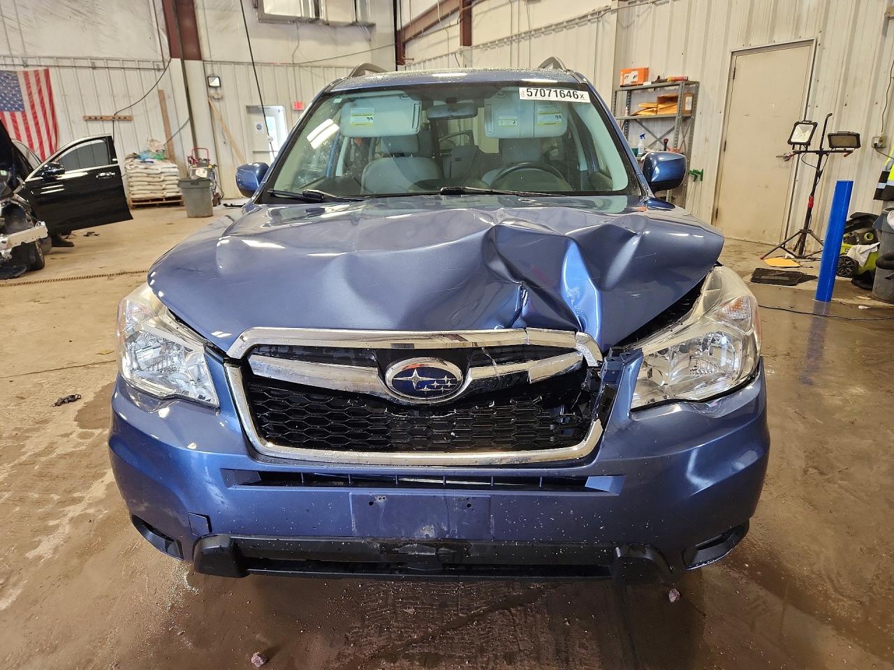 2015 Subaru Forester 2.5i Premium Blue vin: JF2SJADC0FH563707
