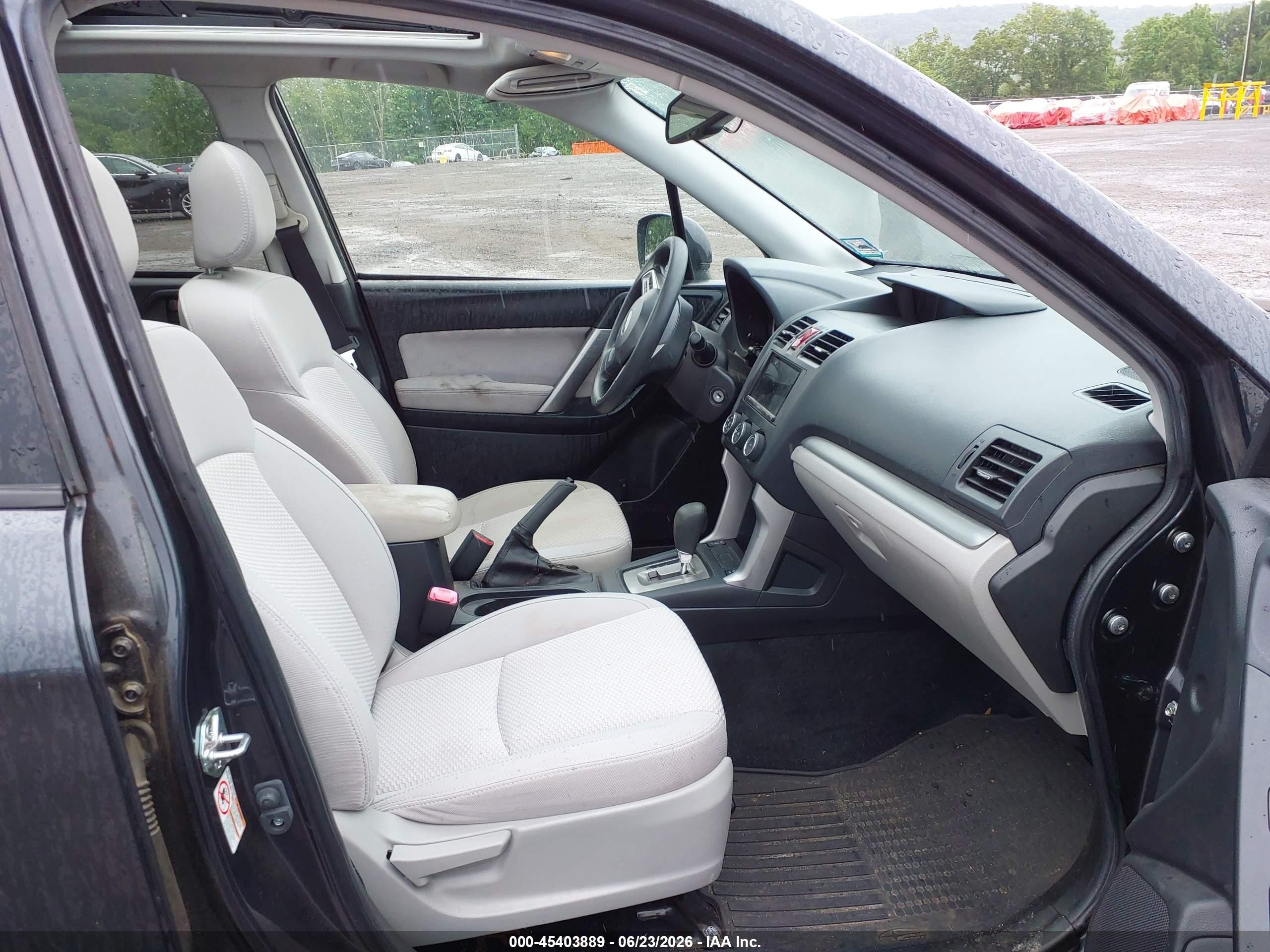 2015 Subaru Forester 2.5i Premium Серый vin: JF2SJADC0FH582189