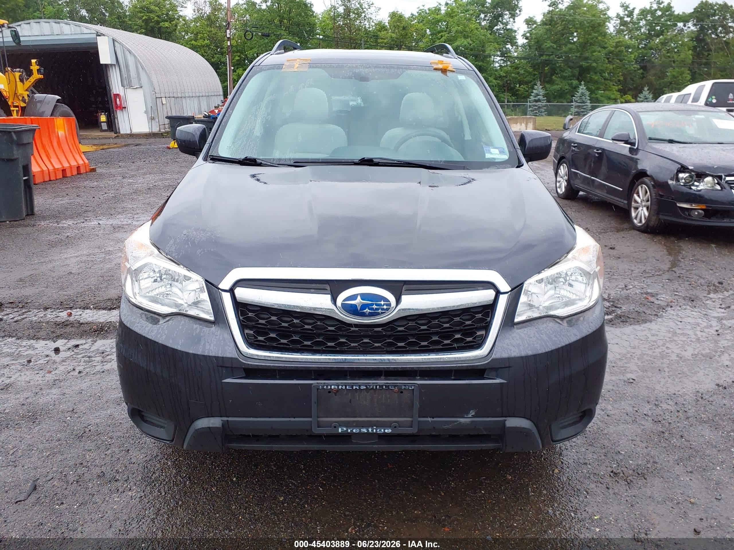 2015 Subaru Forester 2.5i Premium Серый vin: JF2SJADC0FH582189