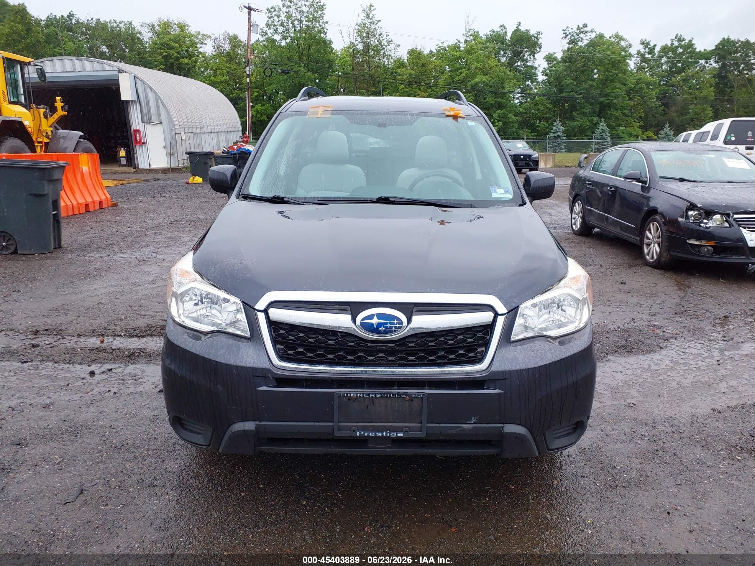 2015 Subaru Forester 2.5i Premium Серый vin: JF2SJADC0FH582189