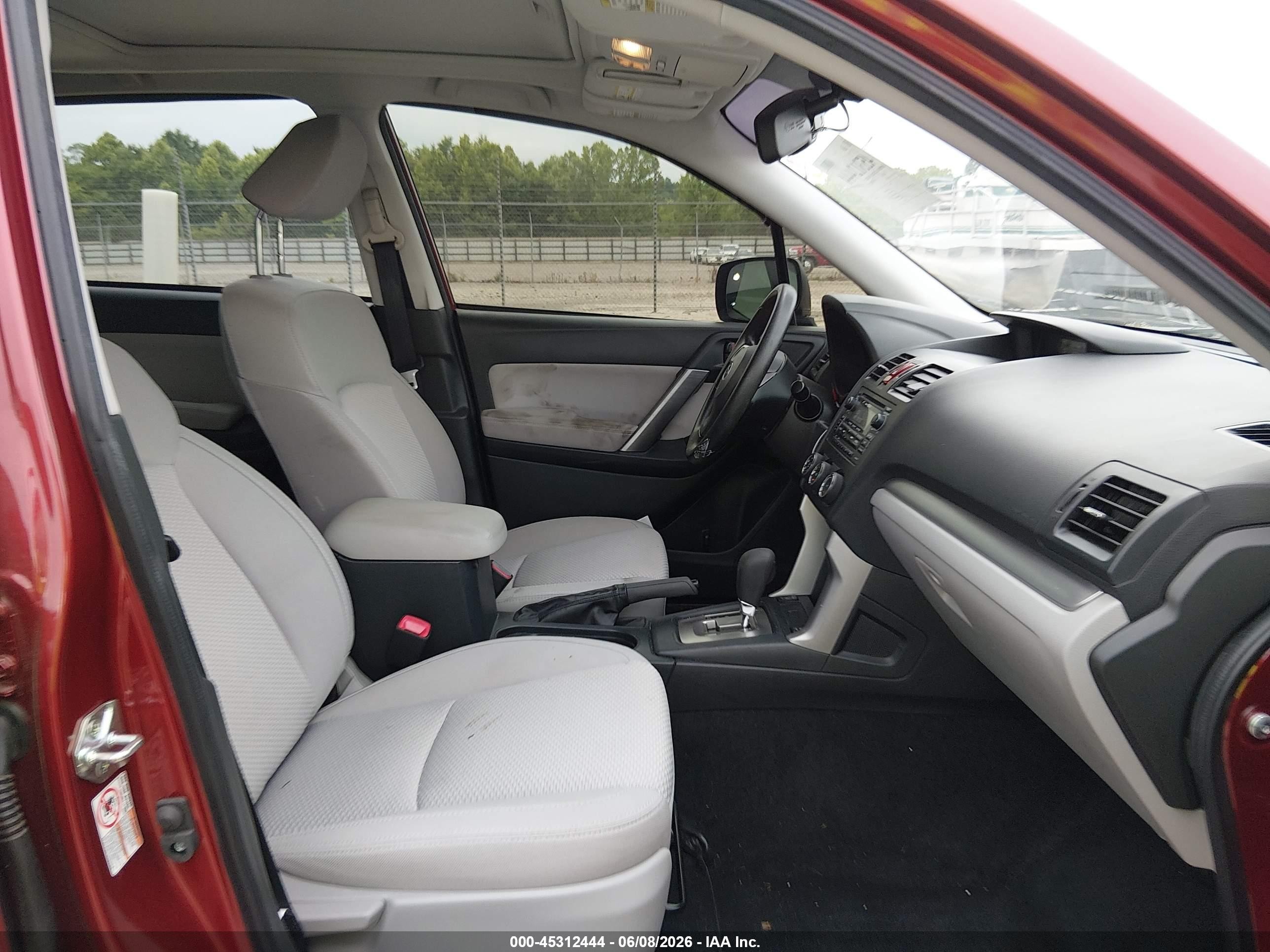 2015 Subaru Forester 2.5i Premium Красный vin: JF2SJADC0FH810806