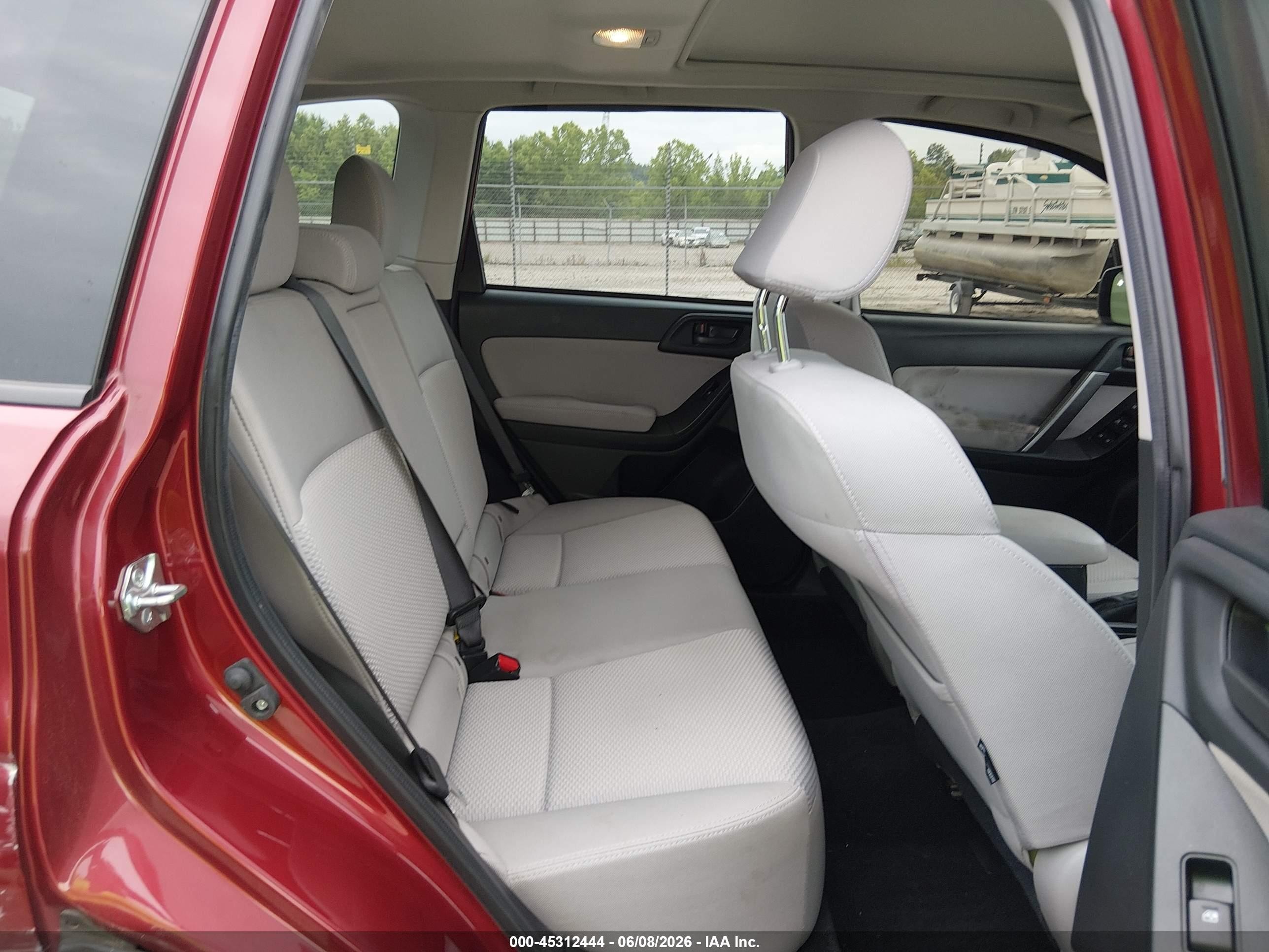 2015 Subaru Forester 2.5i Premium Красный vin: JF2SJADC0FH810806