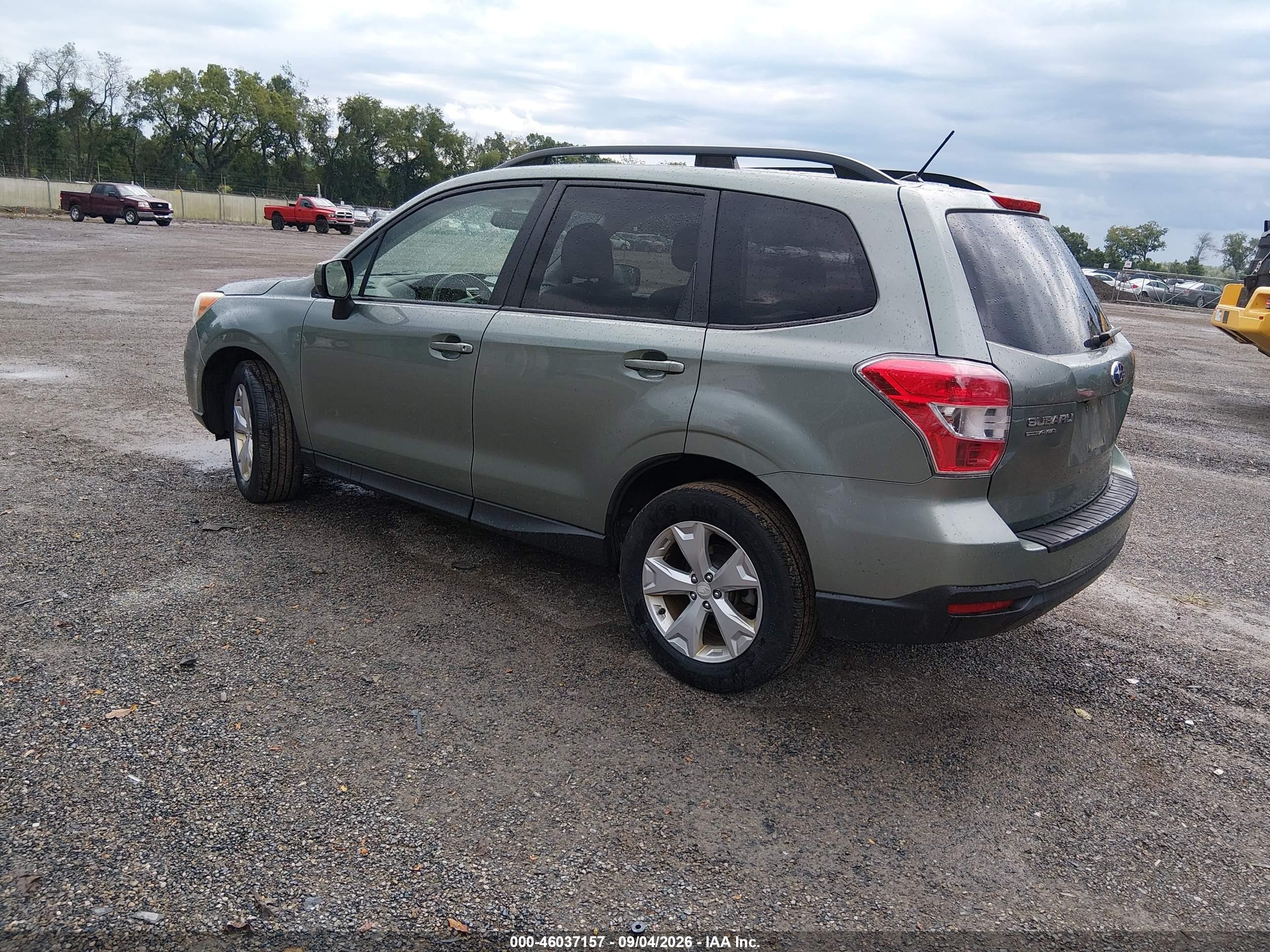 2014 Subaru Forester 2.5i Premium Green vin: JF2SJADC1EH414611