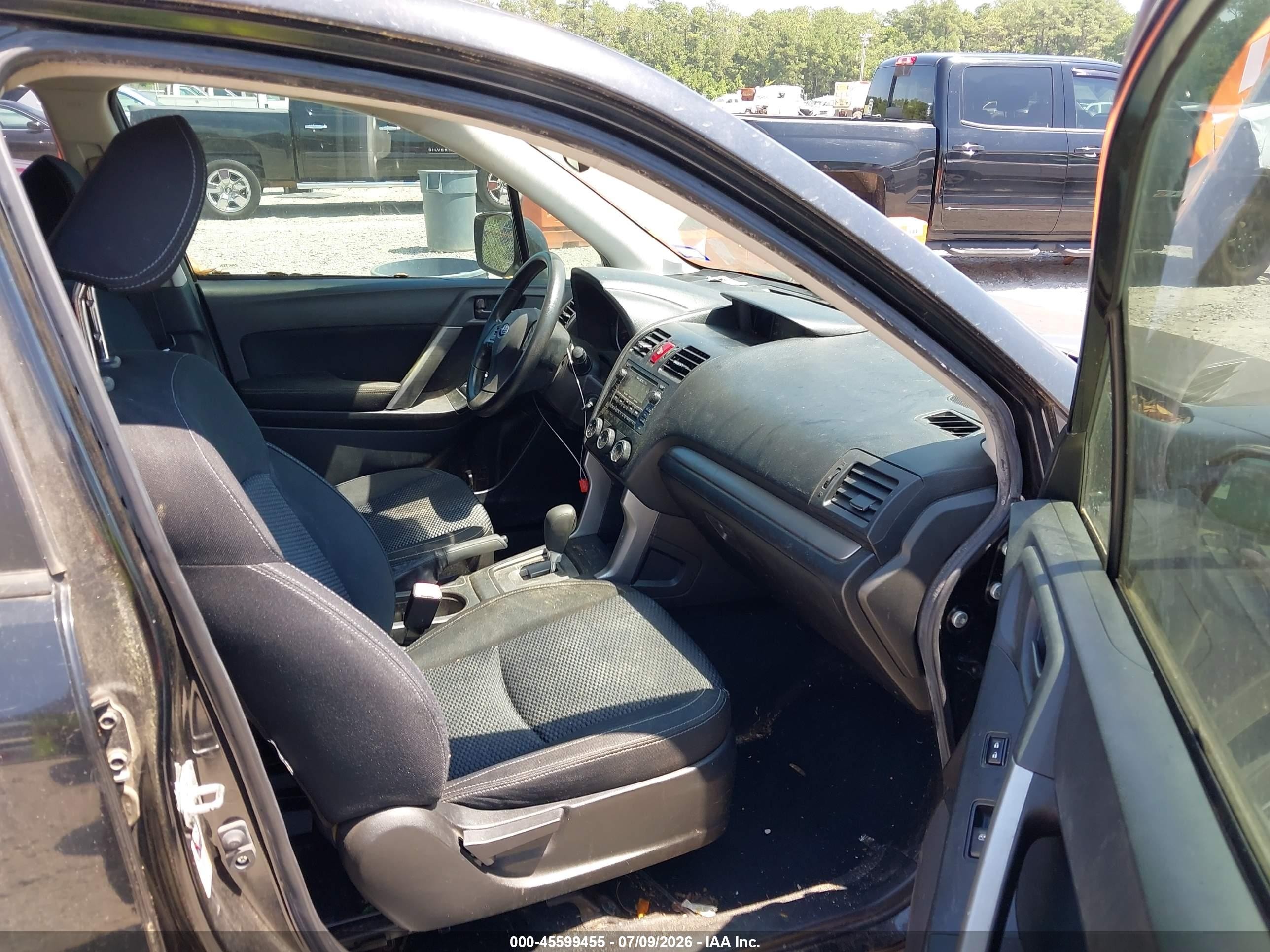 2014 Subaru Forester 2.5i Premium Black vin: JF2SJADC1EH448127