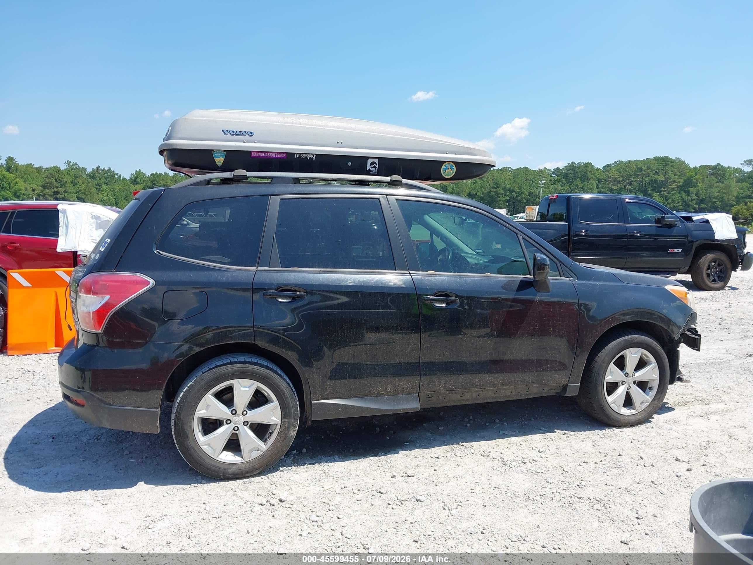 2014 Subaru Forester 2.5i Premium Black vin: JF2SJADC1EH448127