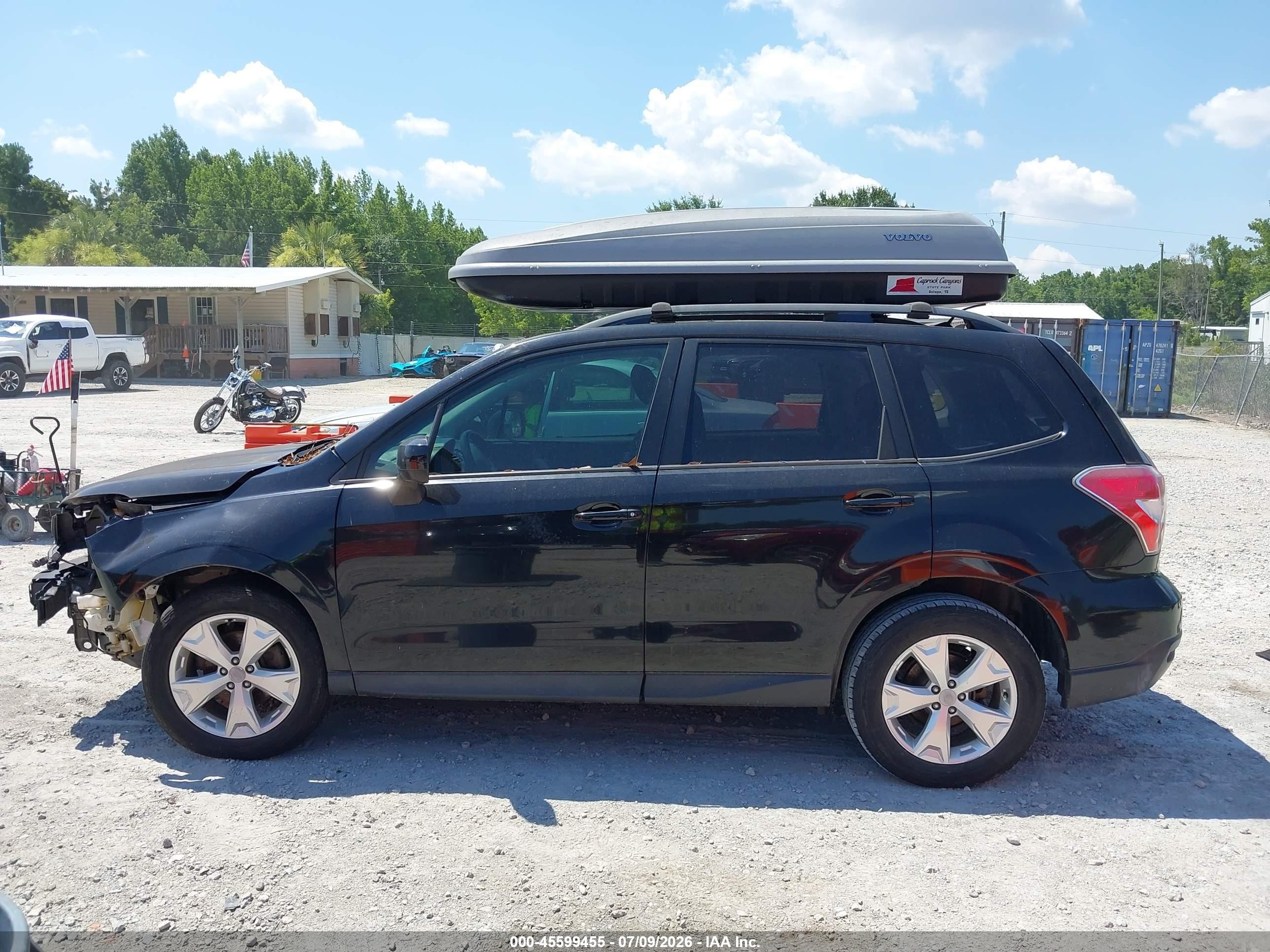 2014 Subaru Forester 2.5i Premium Black vin: JF2SJADC1EH448127