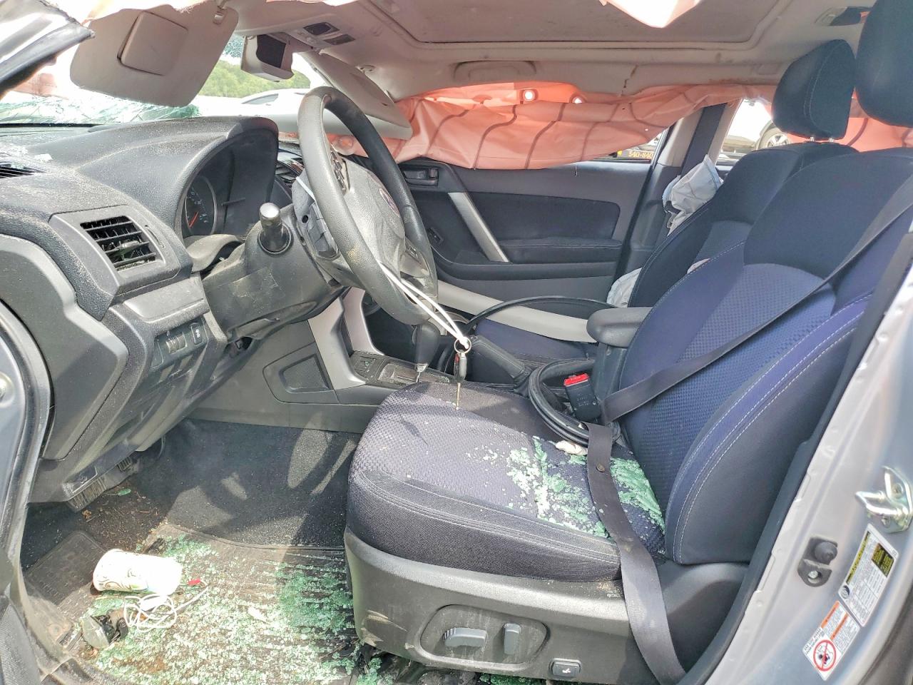 2014 Subaru Forester 2.5i Premium Серебряный vin: JF2SJADC1EH500713