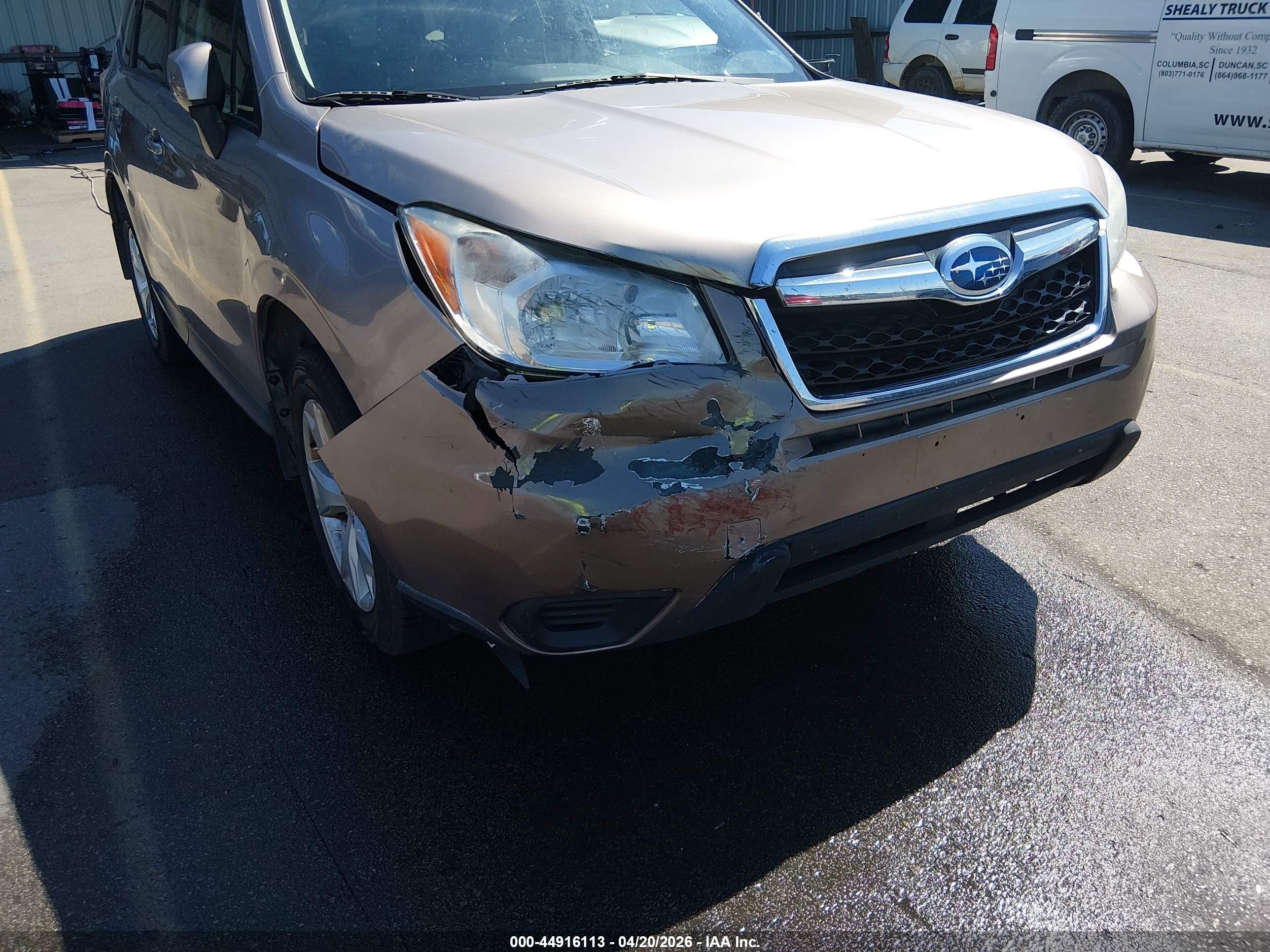 2015 Subaru Forester 2.5i Premium Brown vin: JF2SJADC1FH403013